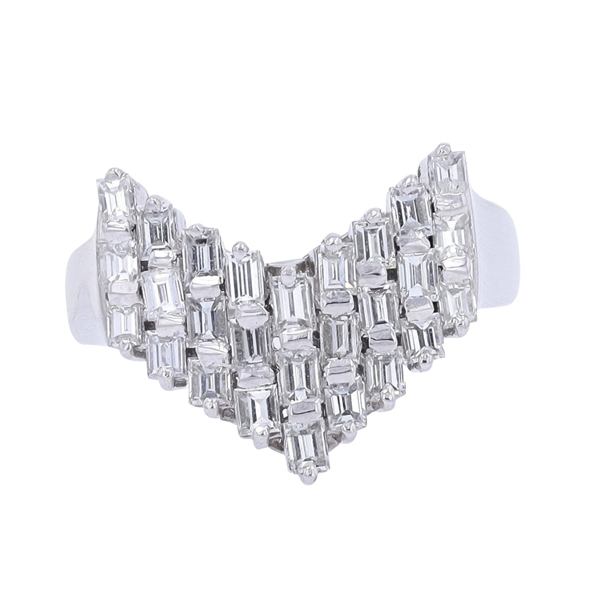 PT900 1 CT Diamond Ring Wrap