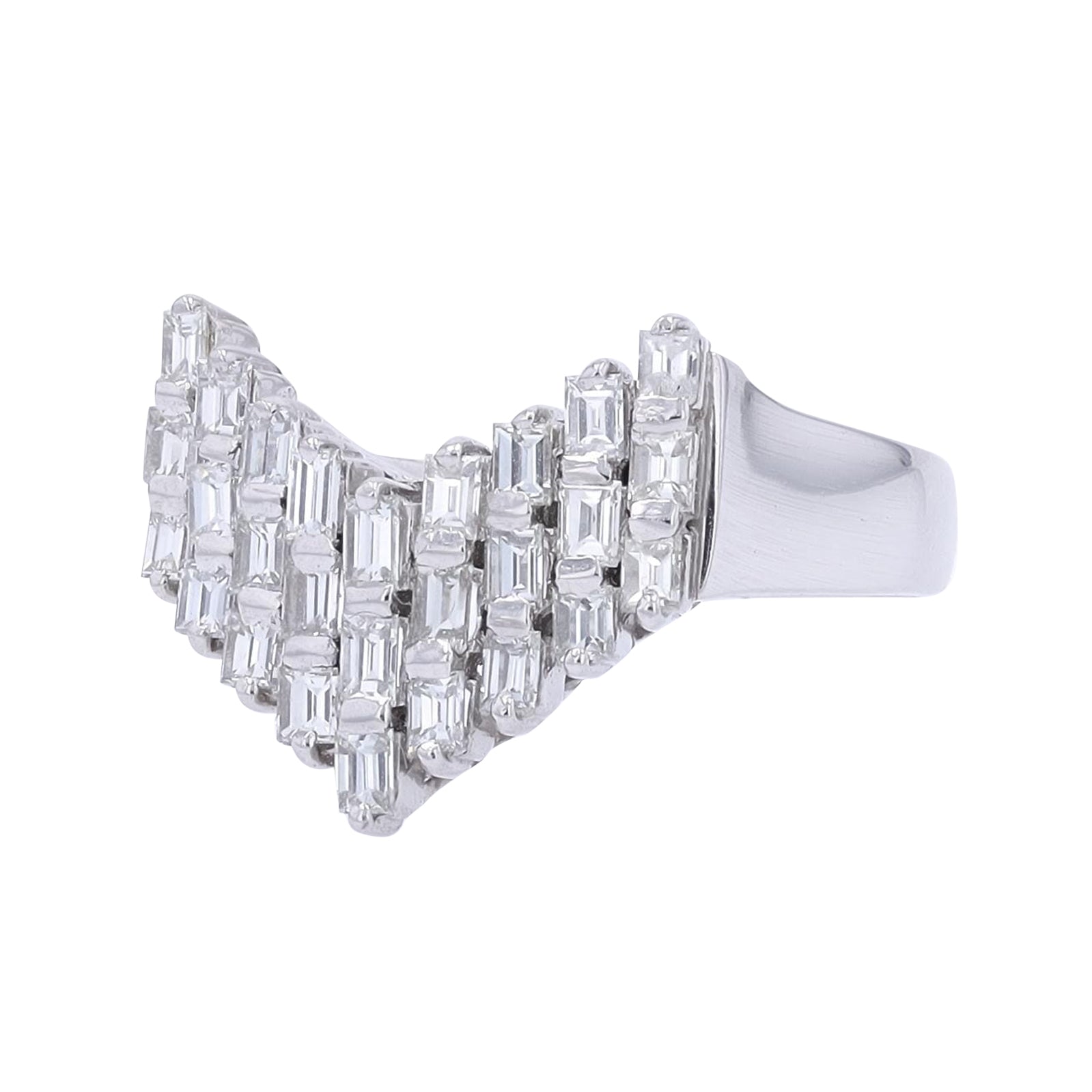 PT900 1 CT Diamond Ring Wrap