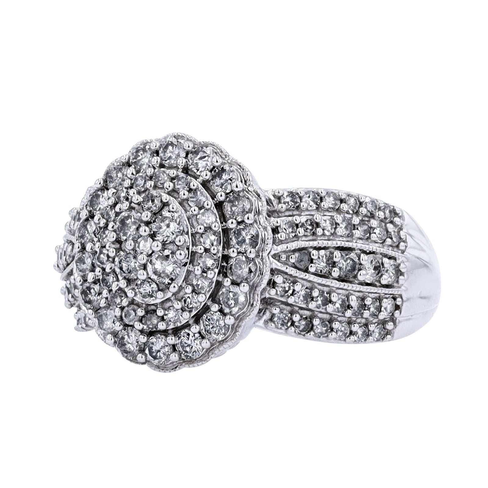 10K WG 1 CTW Diamond Ring