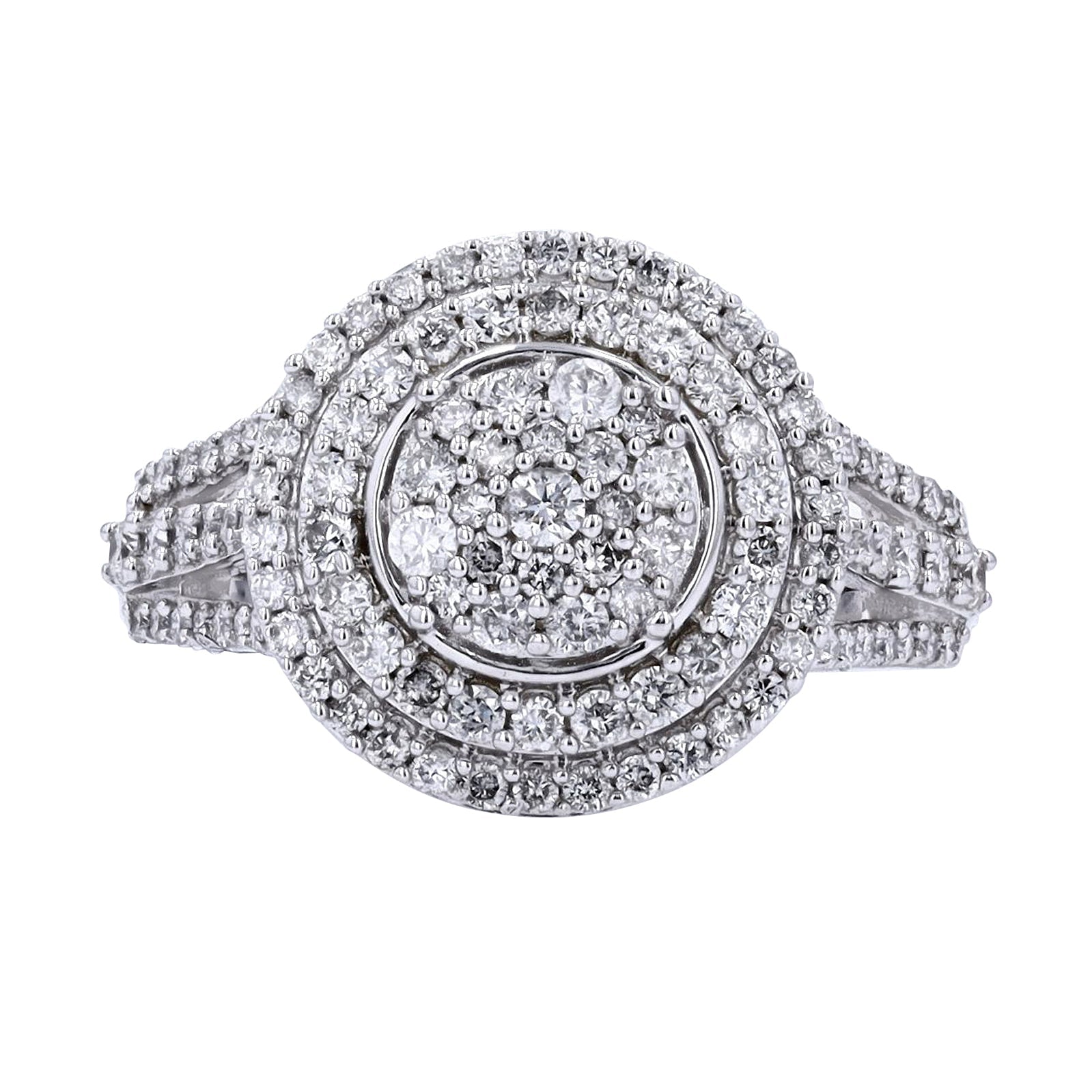 10K WG 1 CTW Diamond Ring
