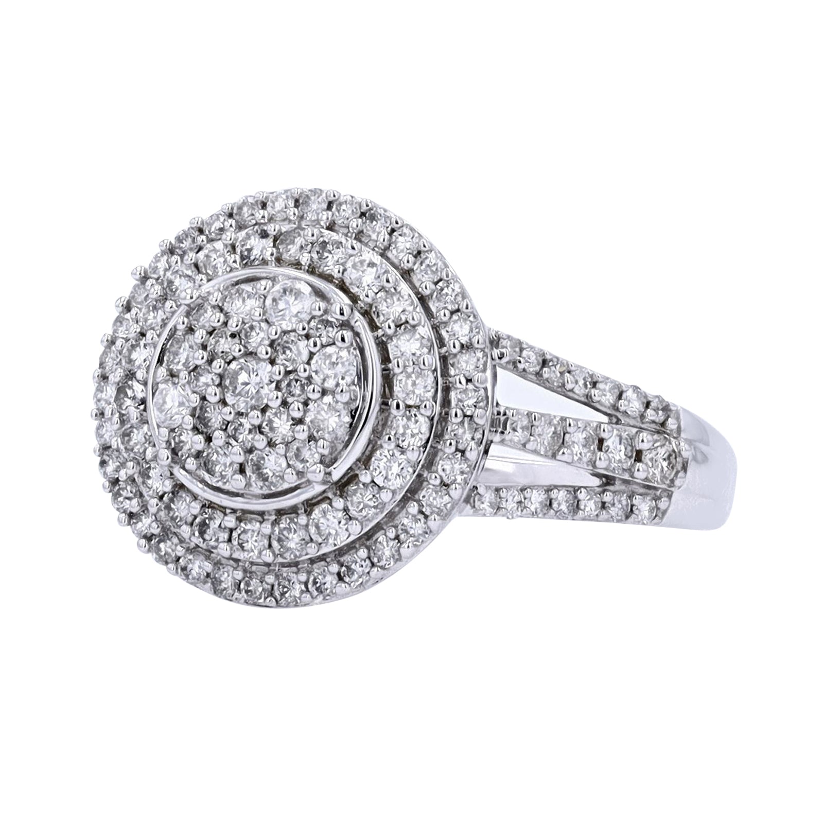 10K WG 1 CTW Diamond Ring