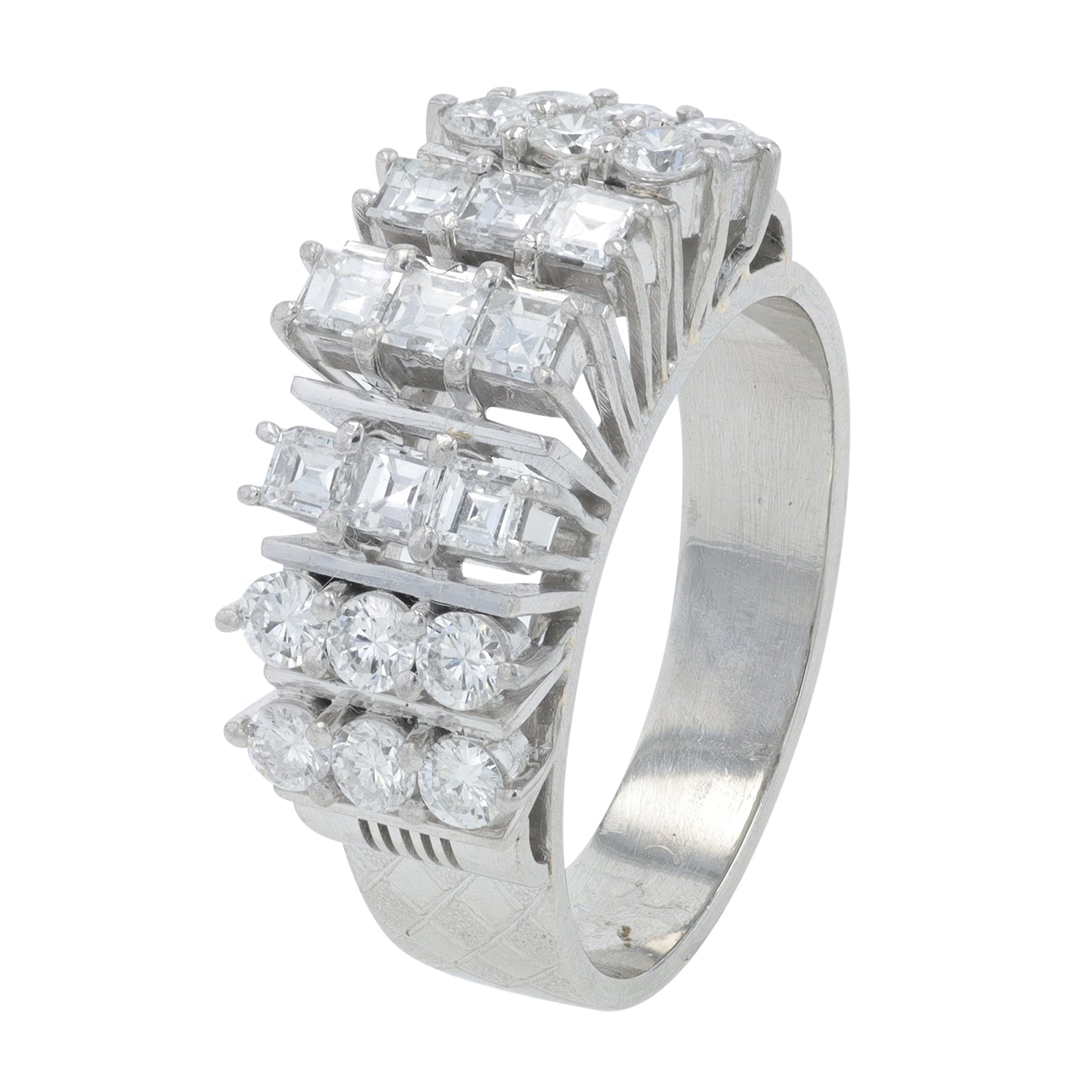 PT900 .99 CTW Diamond Ring