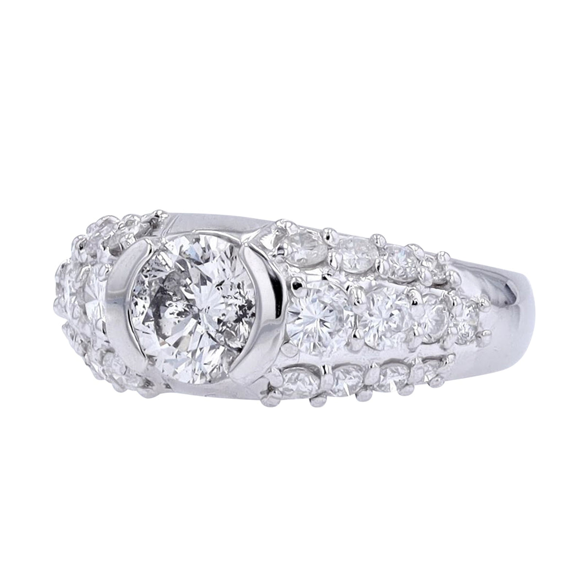 PT900 1.15 CTR Diamond Engagement Ring