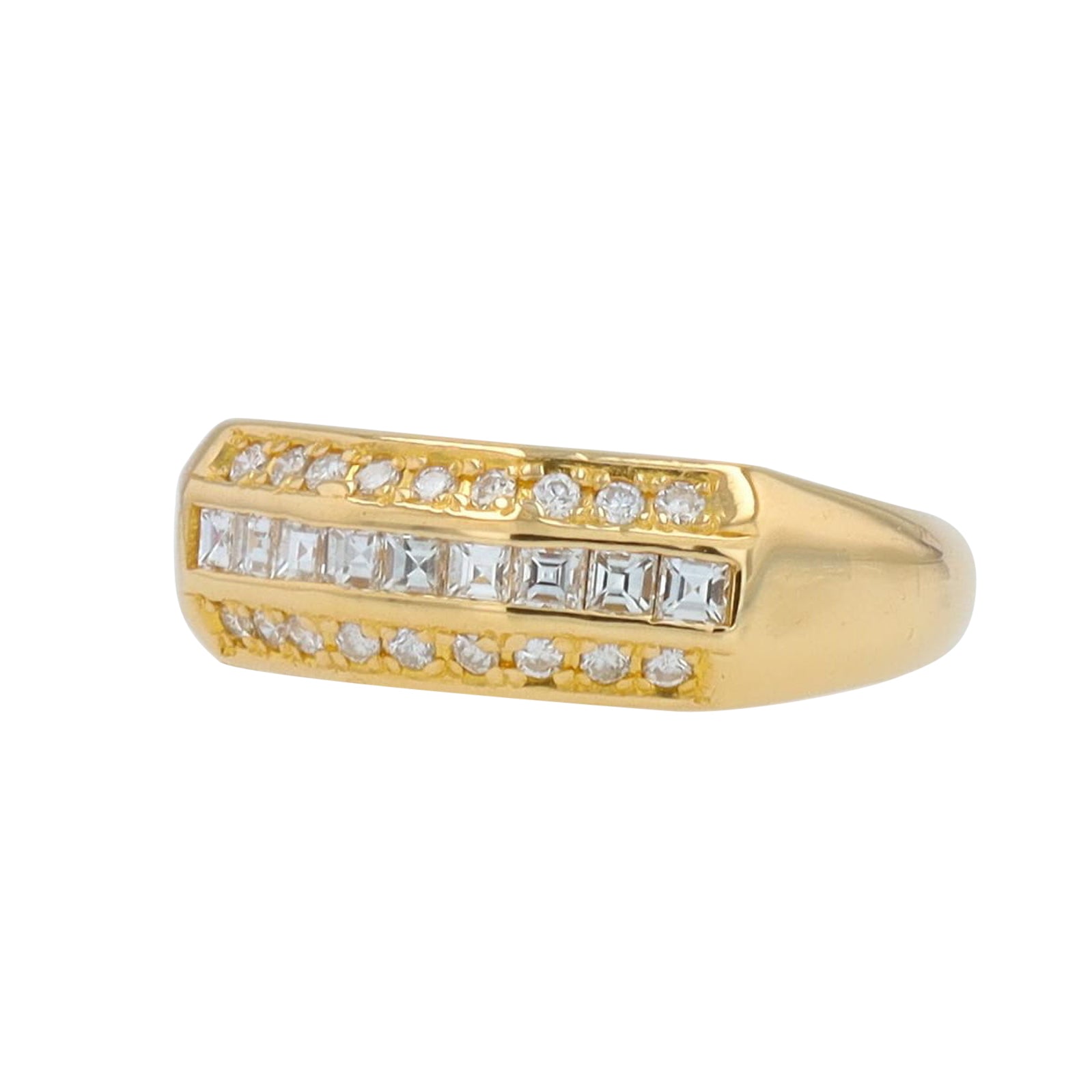 18K YG 0.39 CT Diamond Band