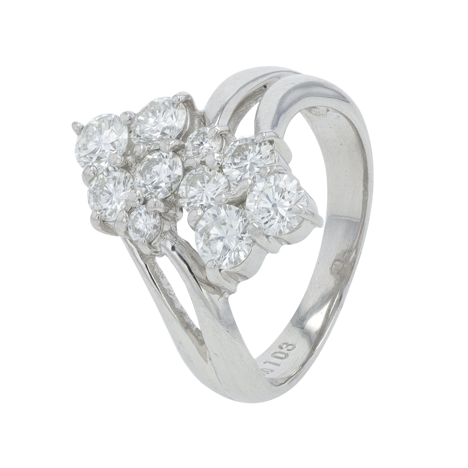 PT900 1.03 CTW Diamond Ring