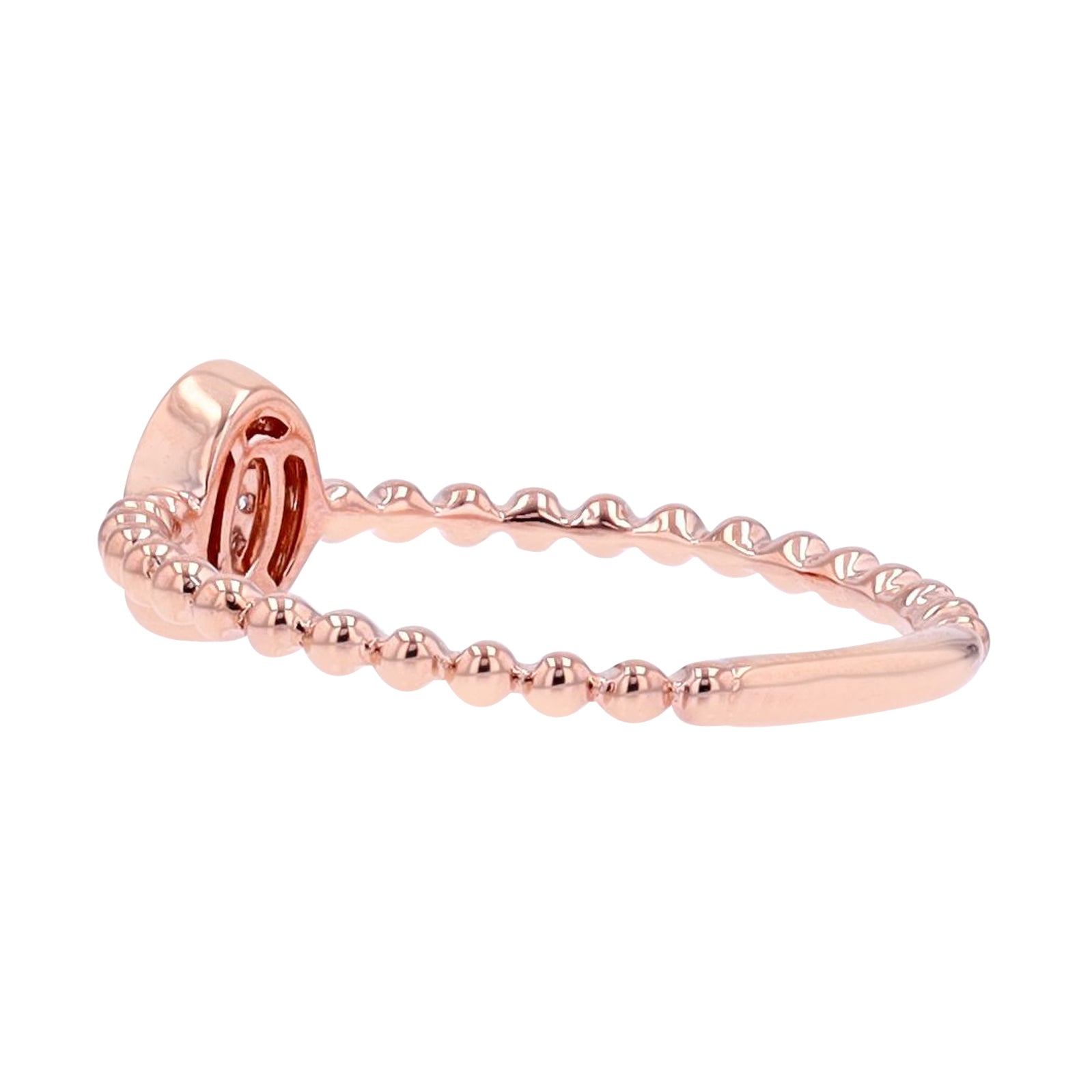10K Diamond Oval Cluster Ring