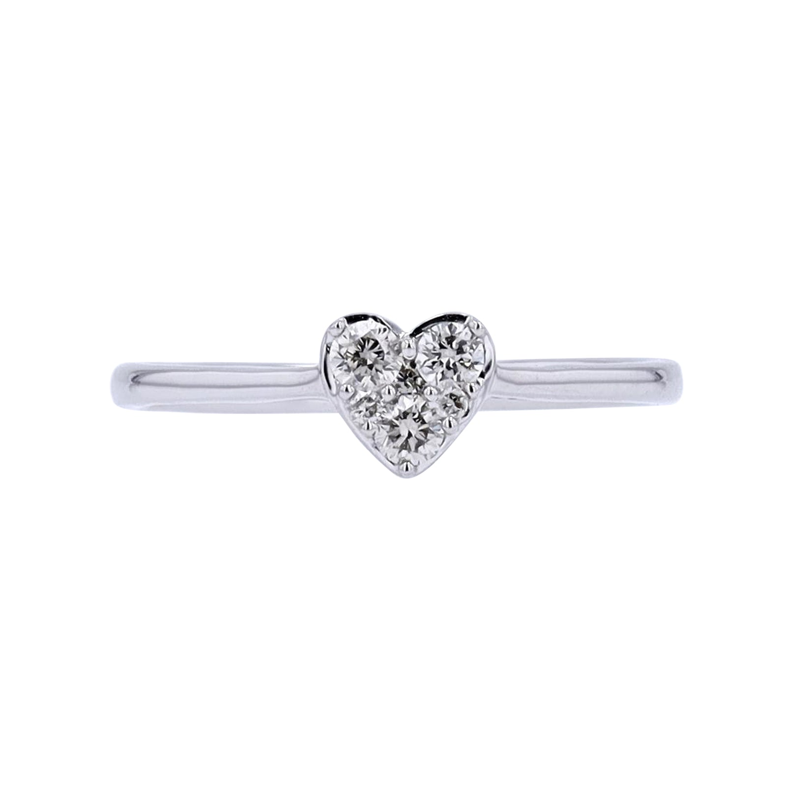 14K Diamond Heart Ring<p><strong>More Colors Available</p></strong>