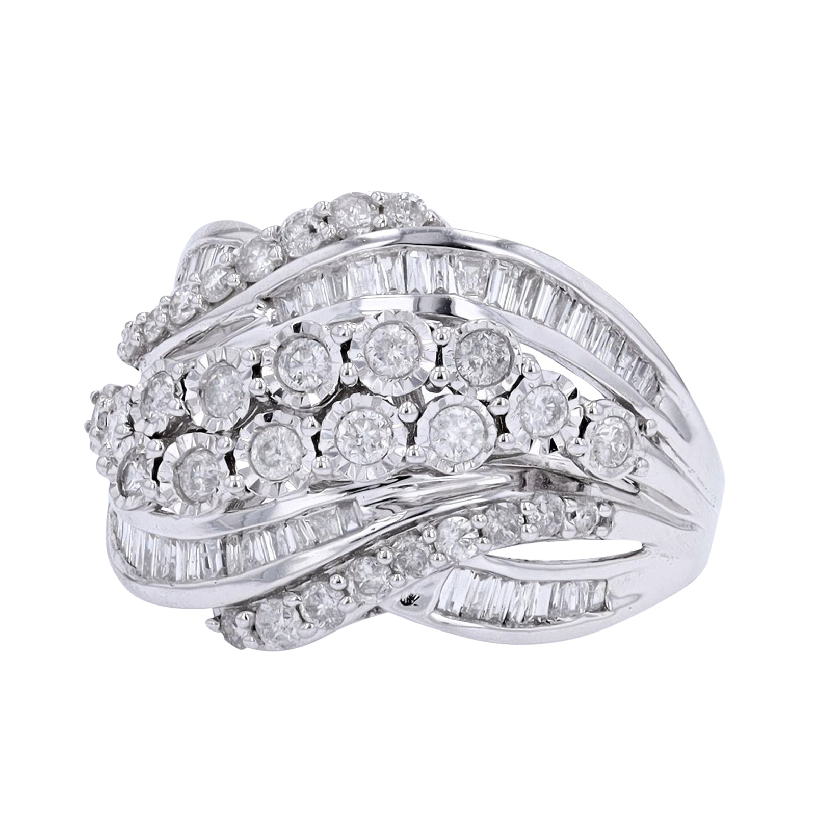 10K WG 1 CT Diamond Ring
