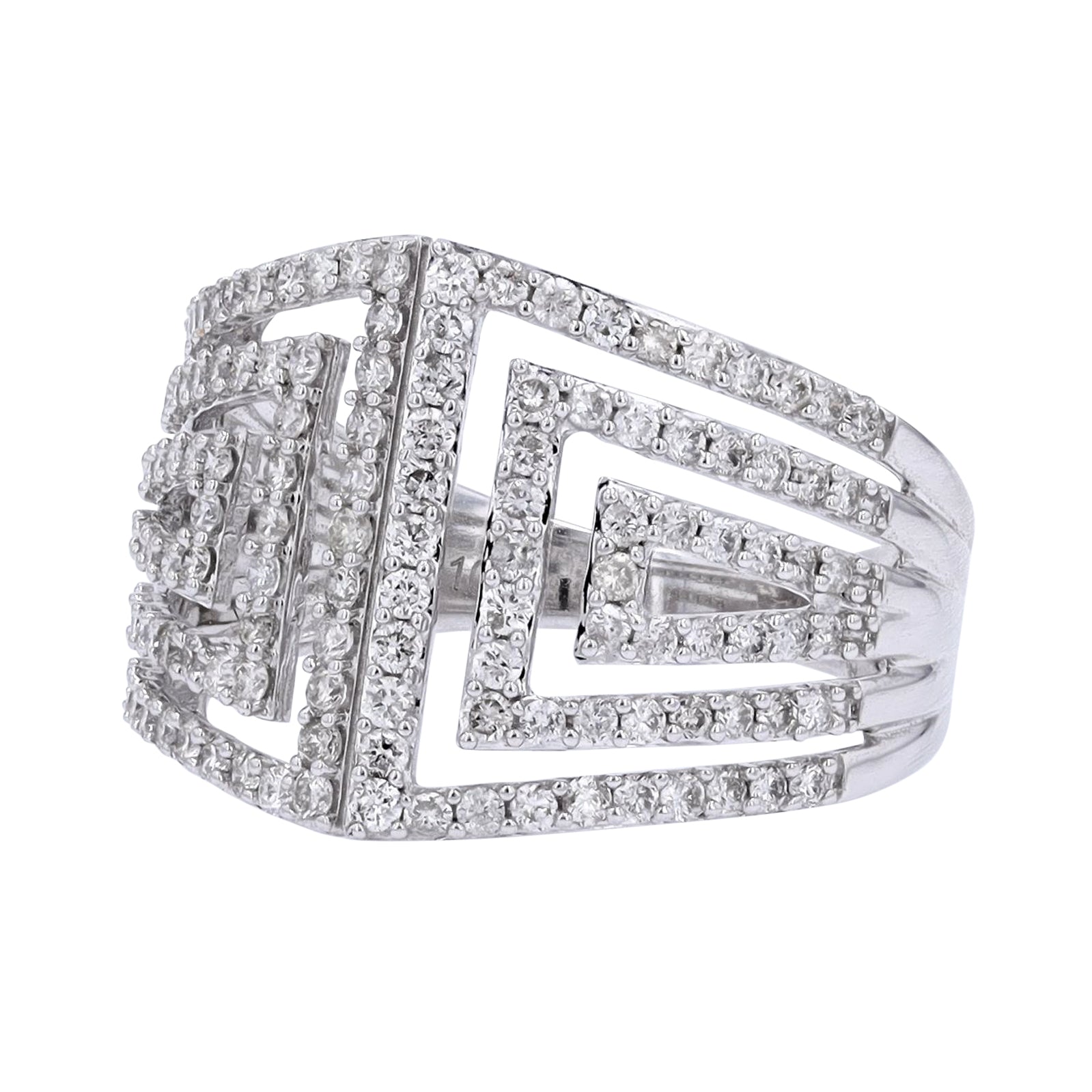 10K WG 1 CT Diamond Ring