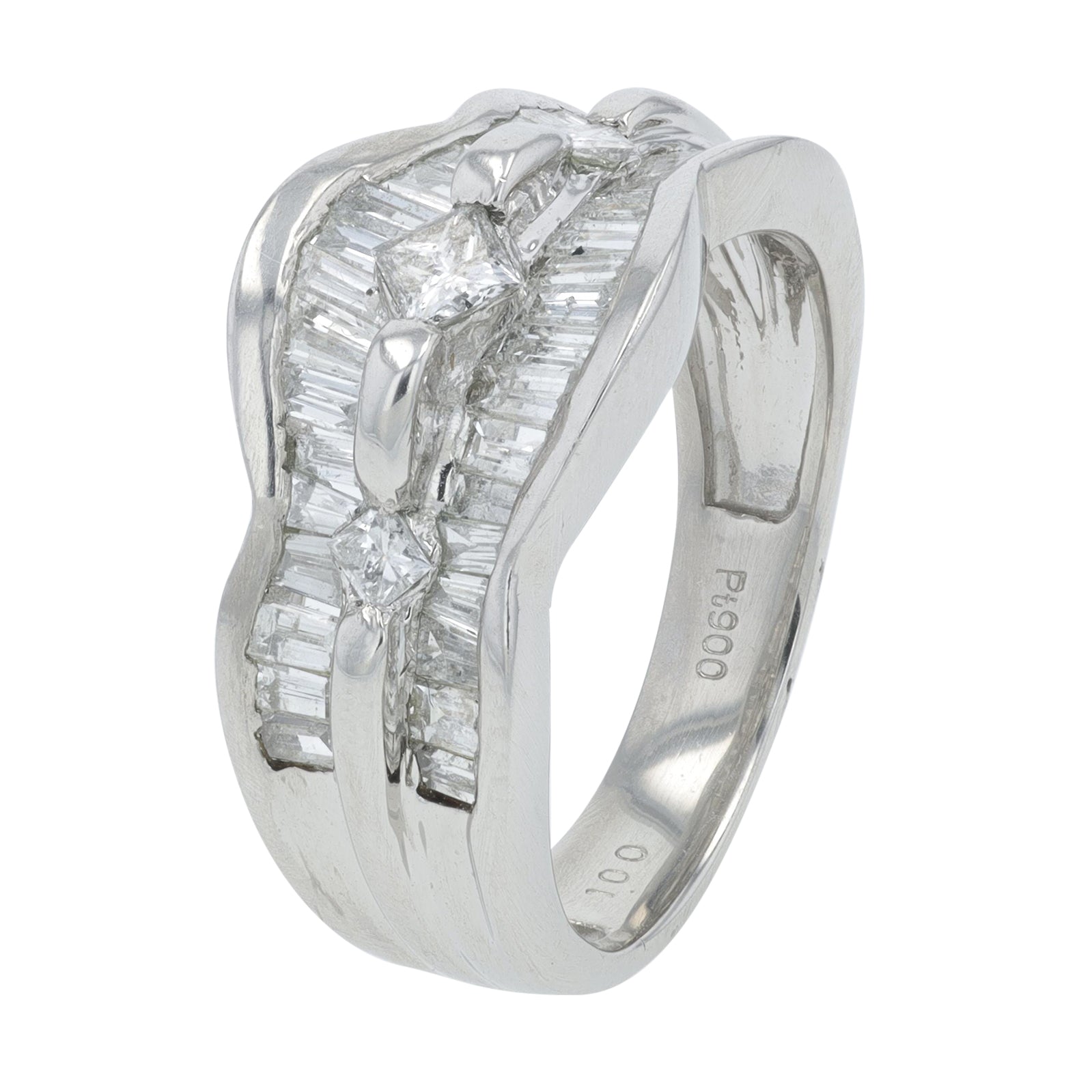 PT900 1 CTW Diamond Ring
