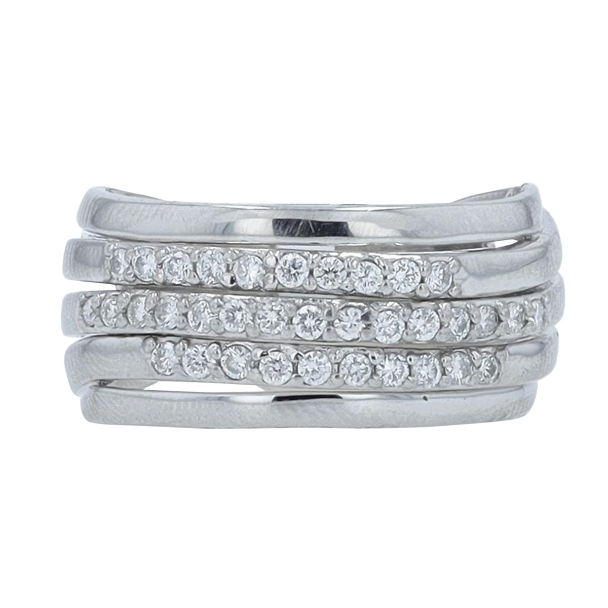 PT900 .50 CTW Diamond Ring