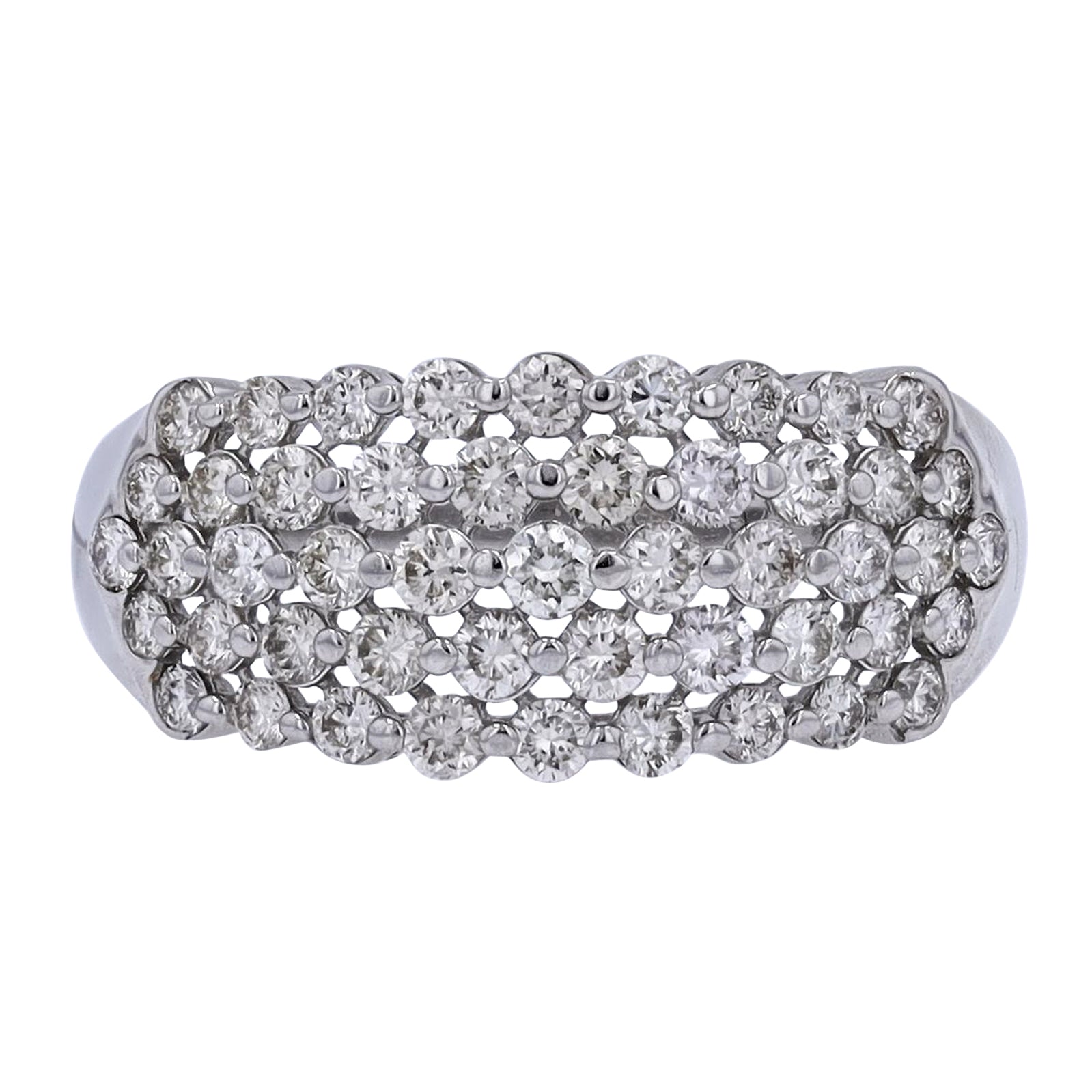 PT950 1 CTW Diamond Ring