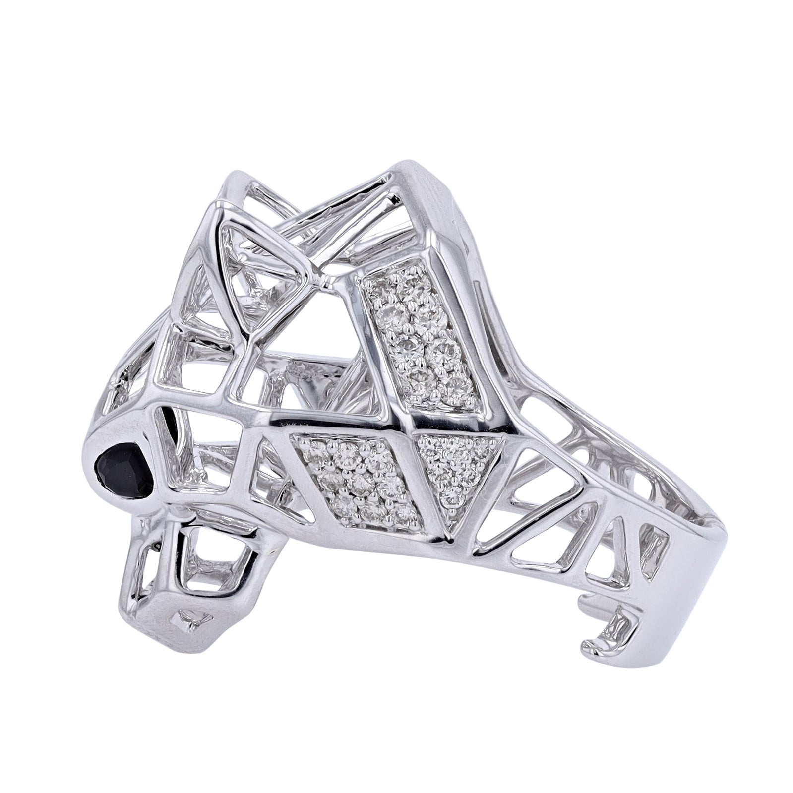 10K Black Onyx Panther Ring<p><strong>More Colors Available</p></strong>