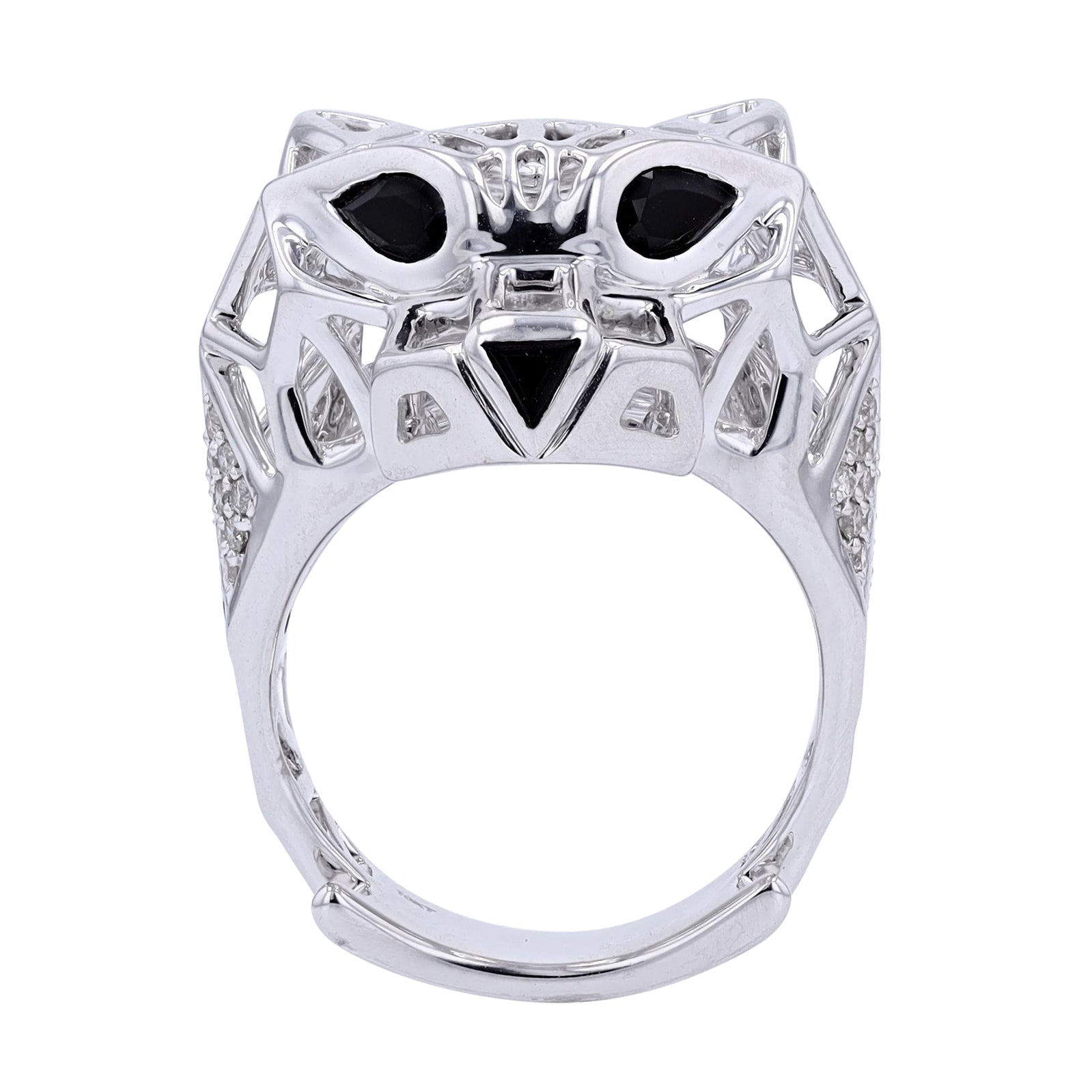 10K Black Onyx Panther Ring<p><strong>More Colors Available</p></strong>