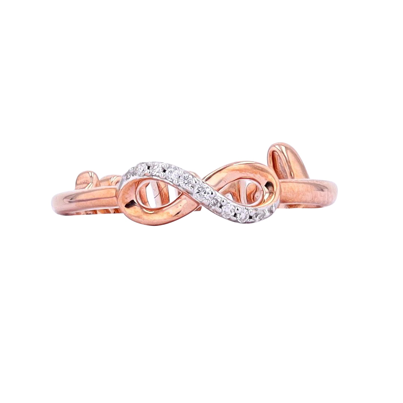 10K RG .05 CTW Diamond "Reversible" Ring