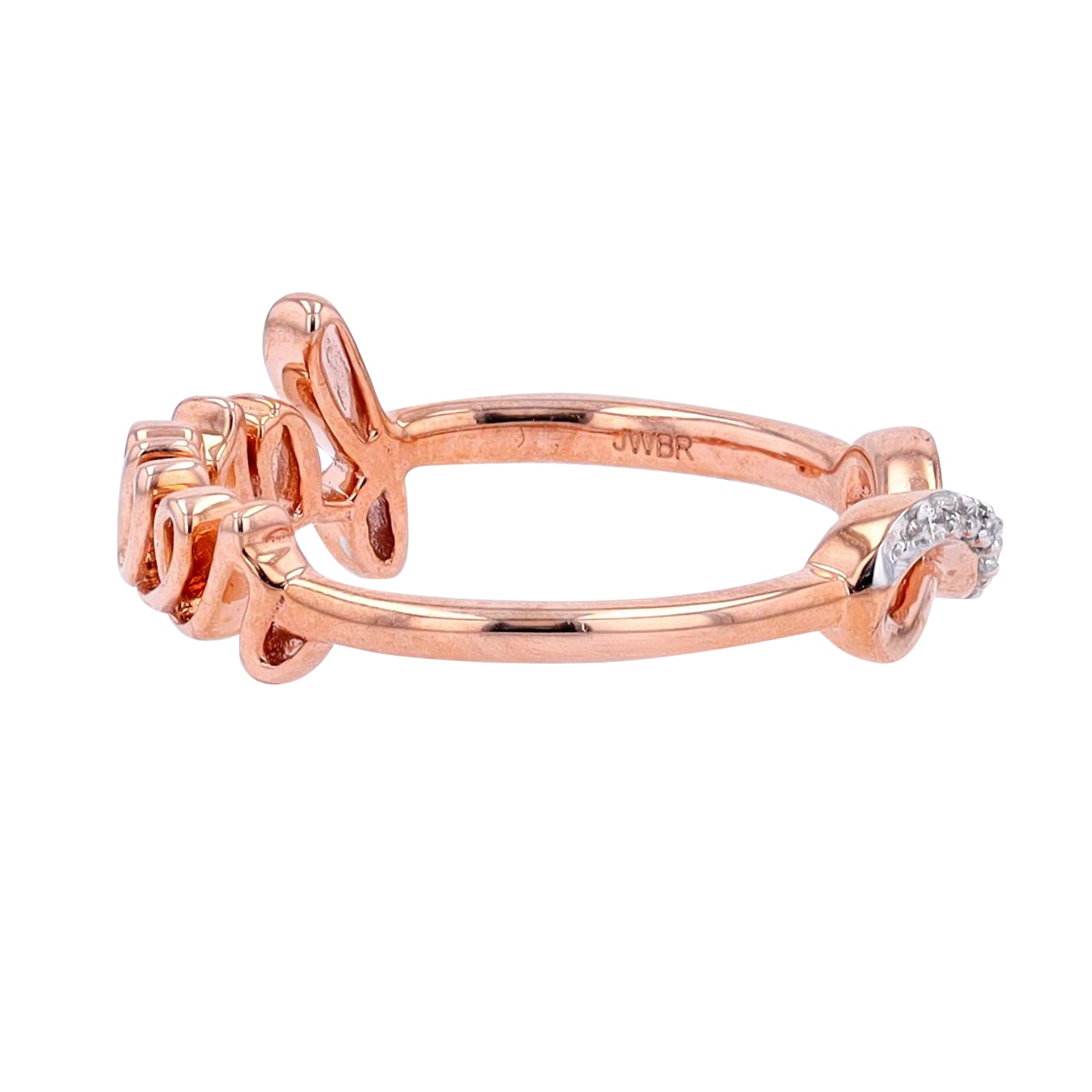 10K RG .05 CTW Diamond "Reversible" Ring