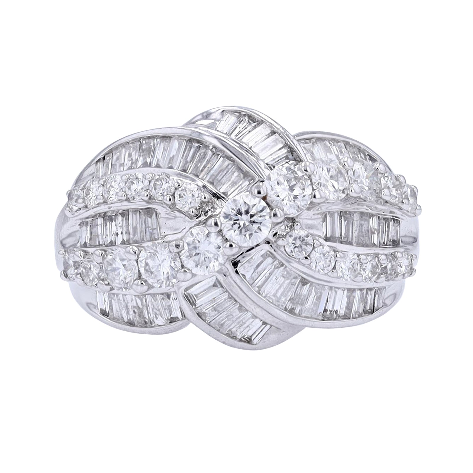 14K WG 2 CTW Diamond Ring