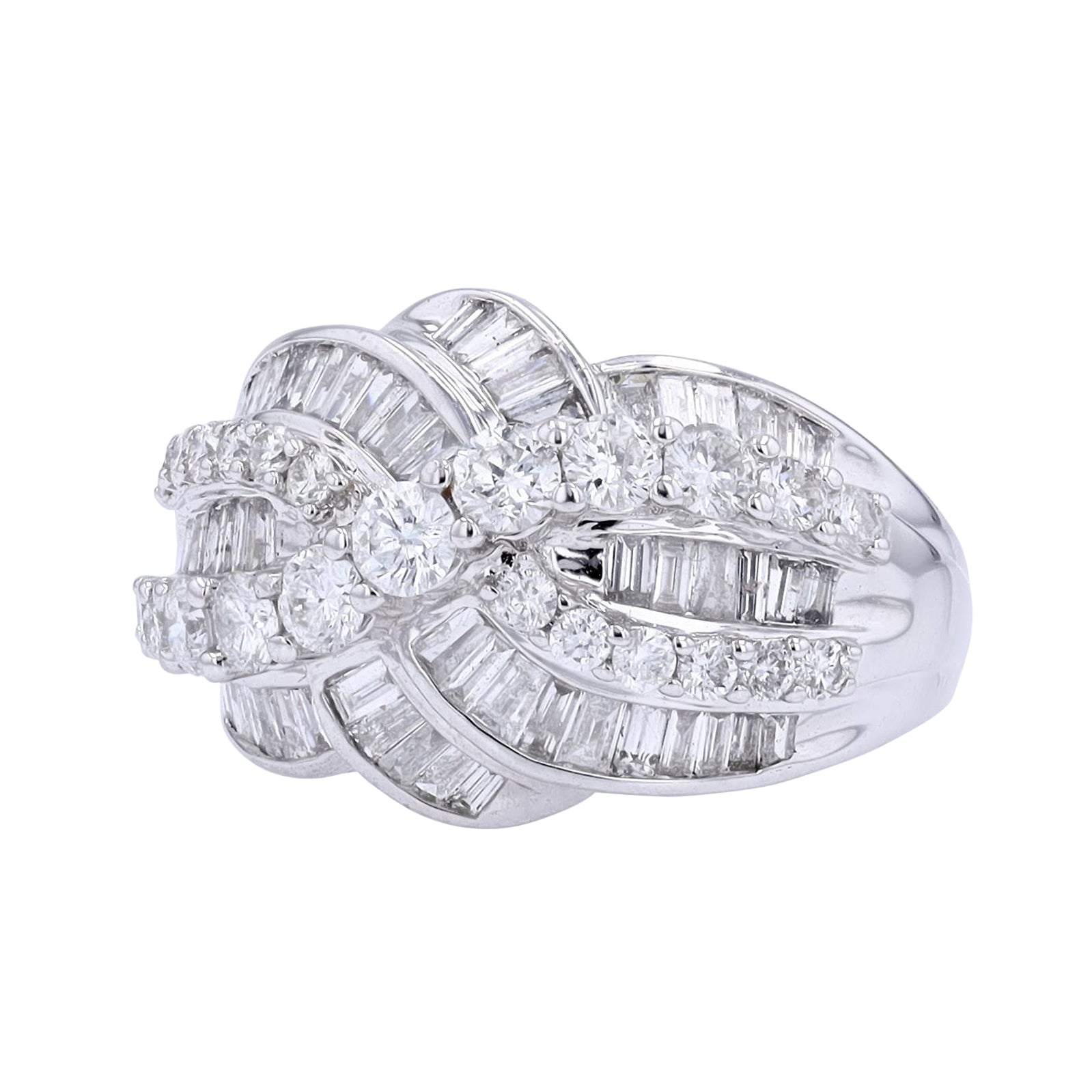 14K WG 2 CTW Diamond Ring