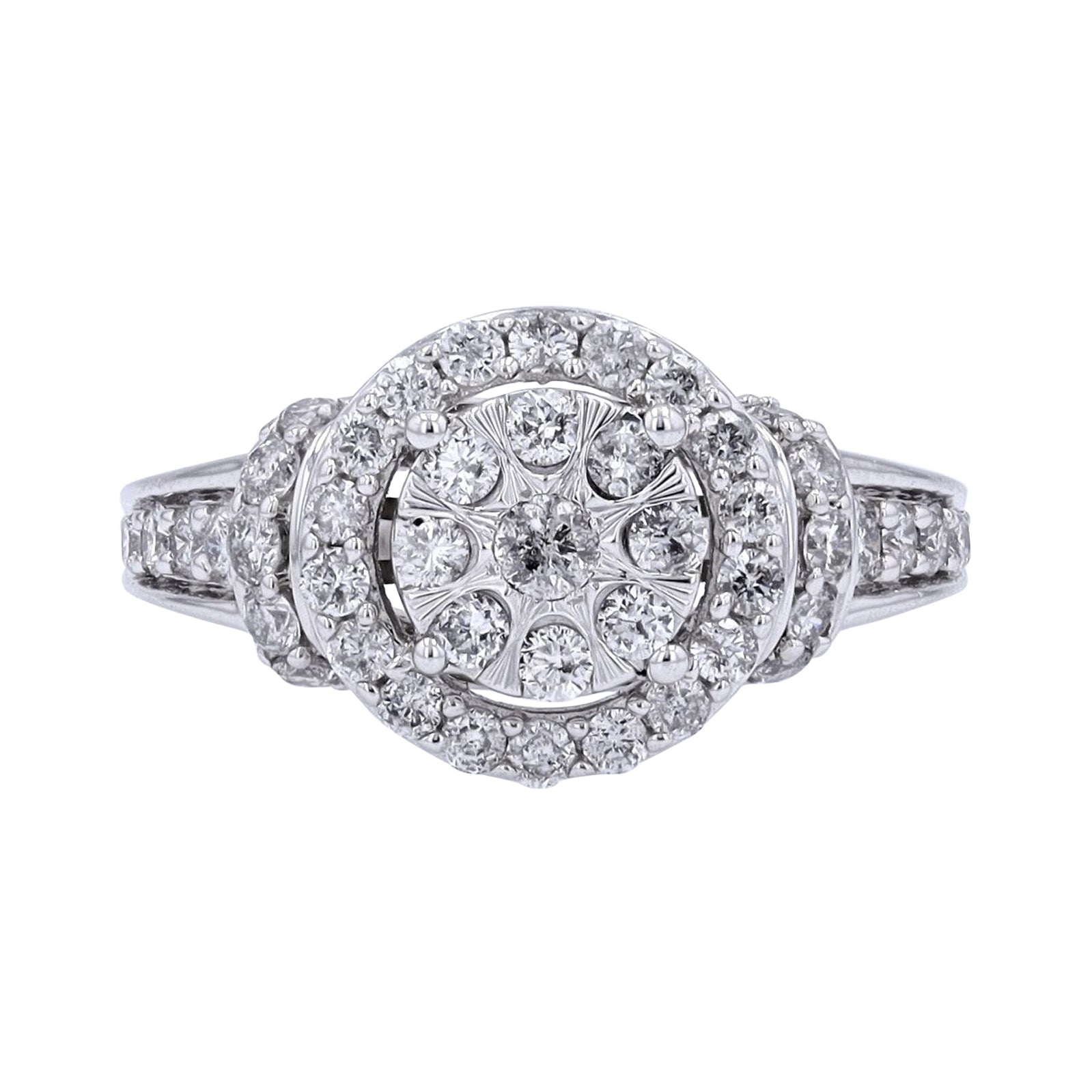 10K WG 1 CT Diamond Ring