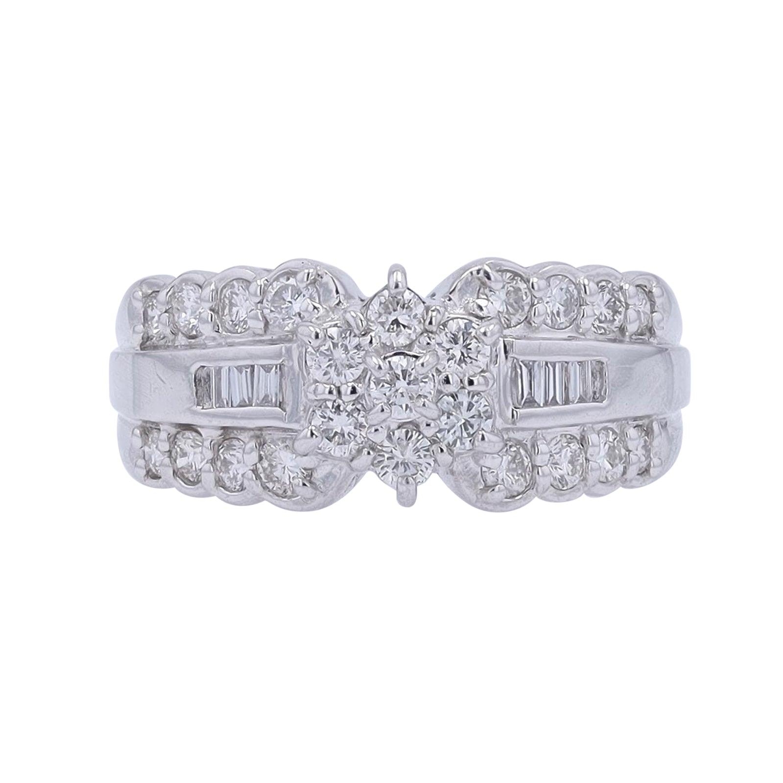 PT900 1 CT Diamond Ring