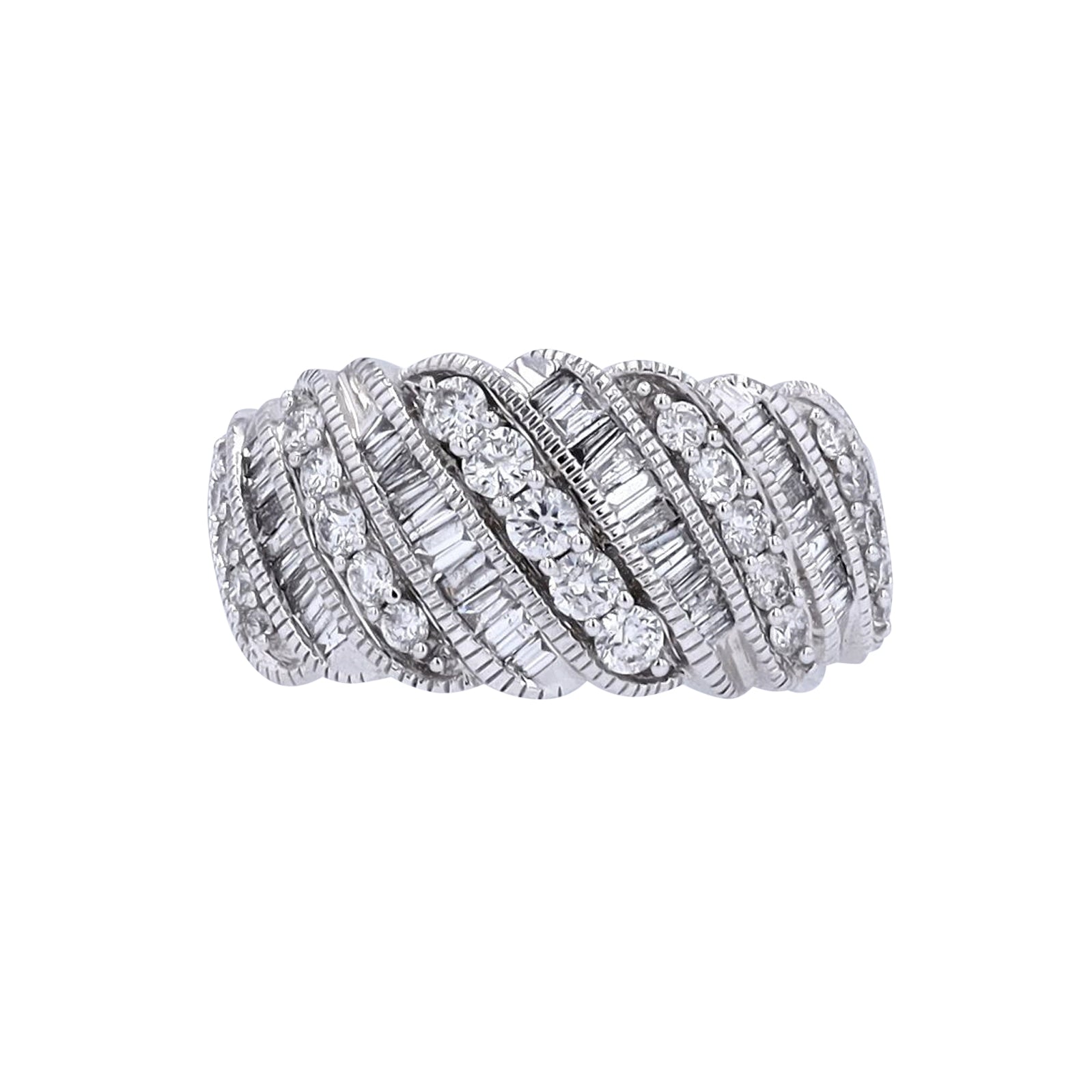 10K WG 1 CTW Diamond Ring