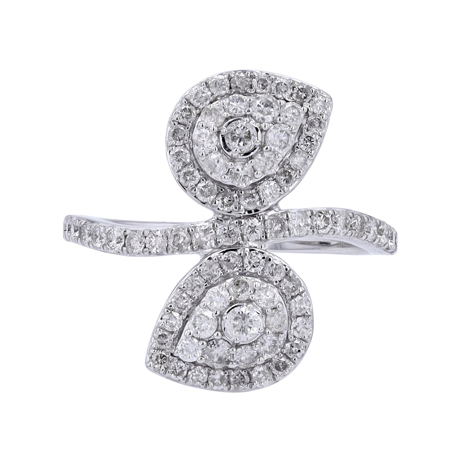 10K WG 1 CTW Diamond Ring