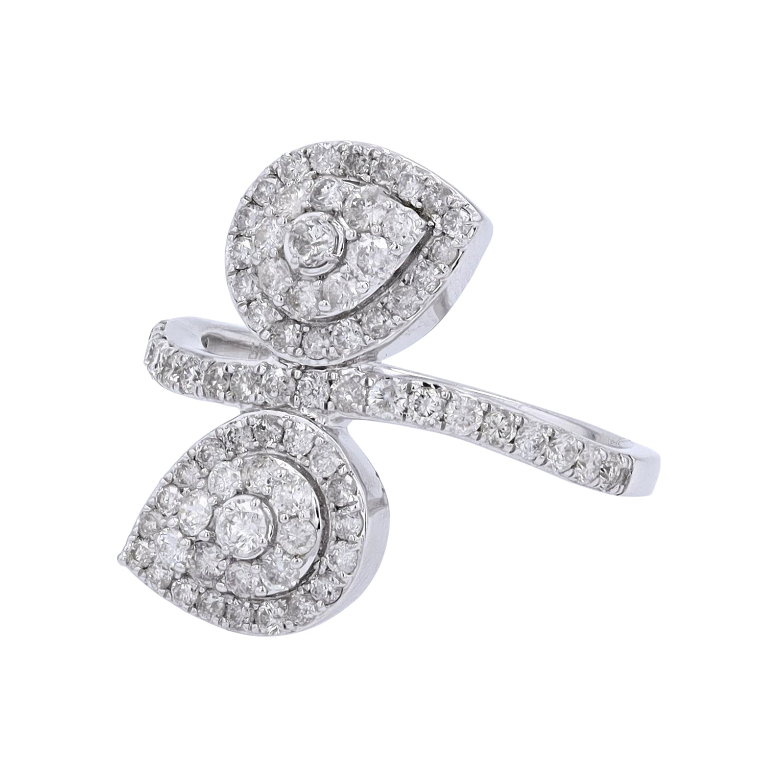 10K WG 1 CTW Diamond Ring