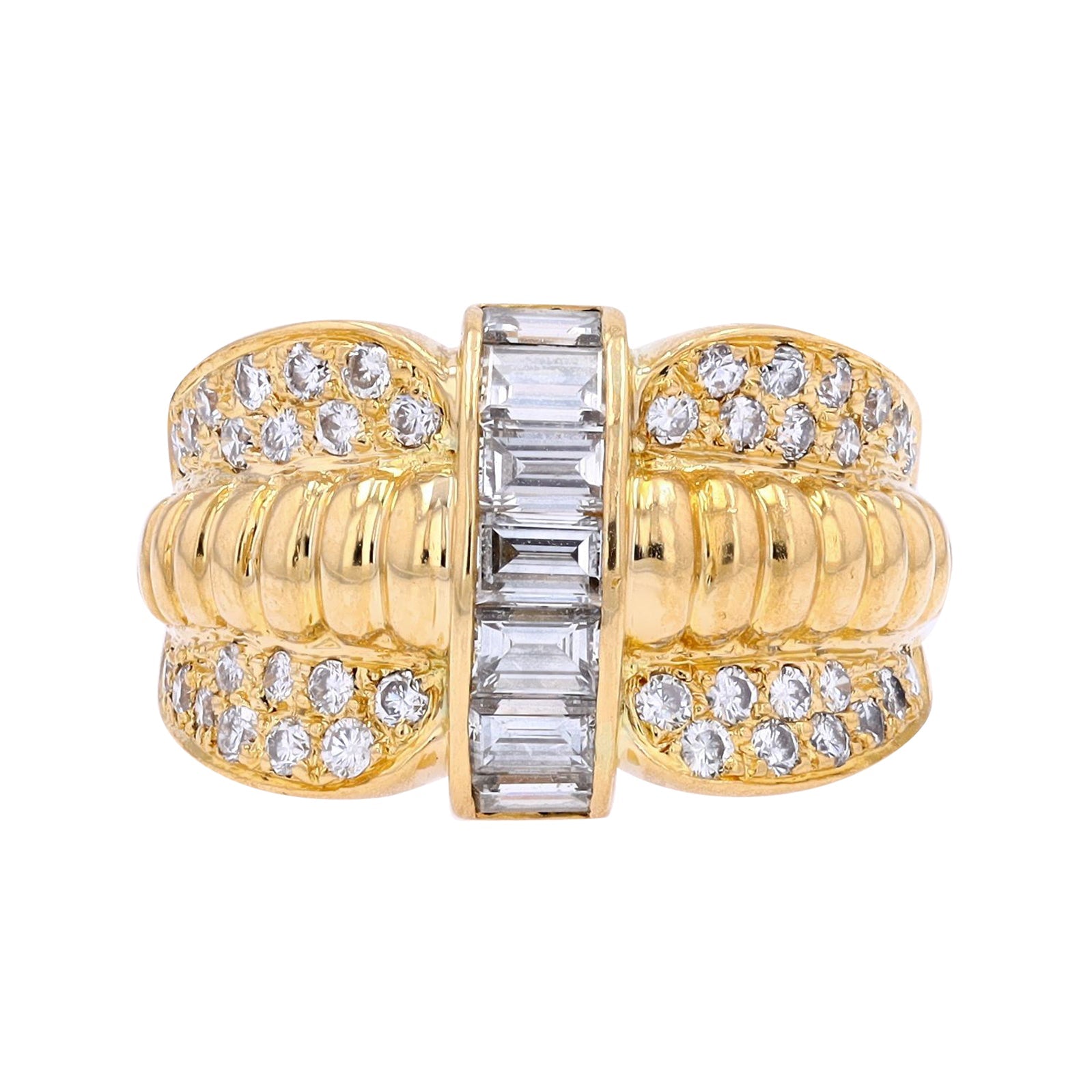 18K YG 1.49 CTW Diamond Ring