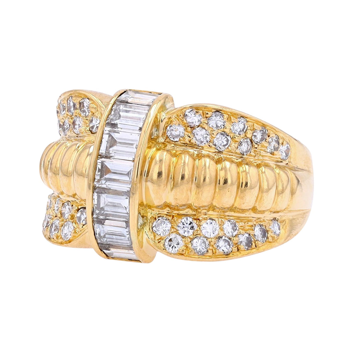 18K YG 1.49 CTW Diamond Ring