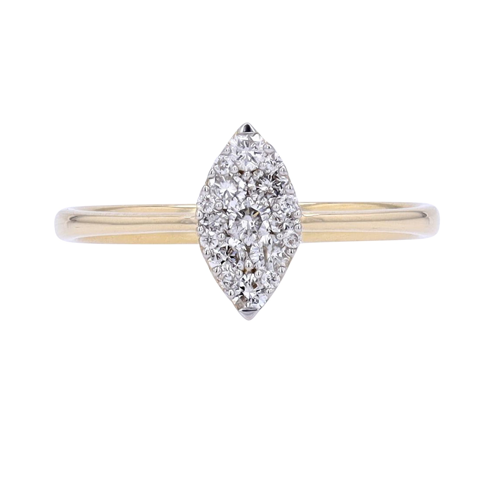 14K YG .27 CTW Diamond Ring