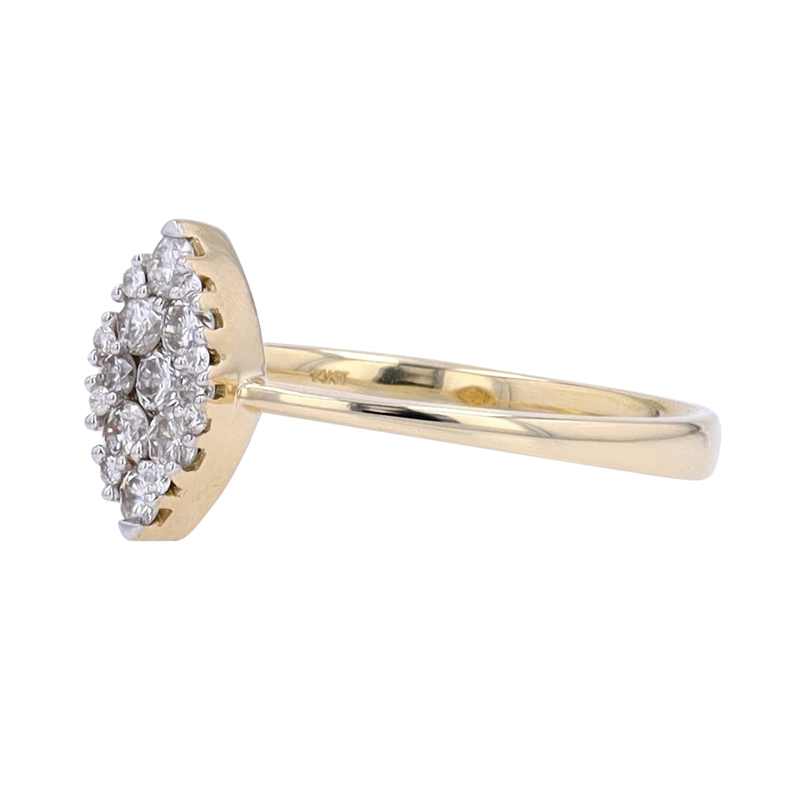 14K YG .27 CTW Diamond Ring