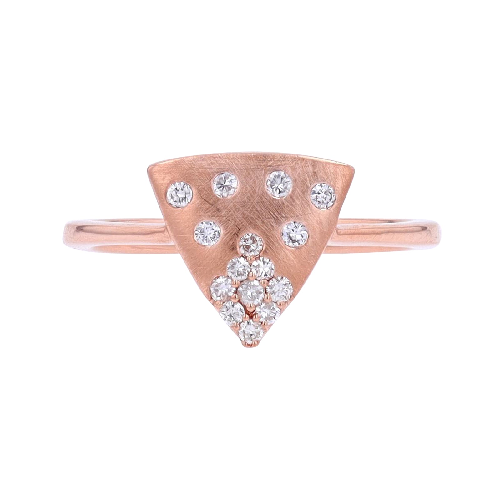 14K .17 CTW Diamond Triangle Ring<p><strong>More Colors Available</p></strong>