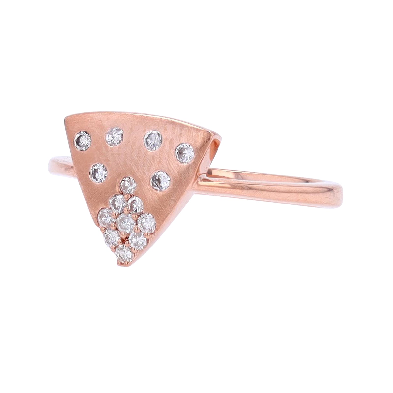 14K .17 CTW Diamond Triangle Ring<p><strong>More Colors Available</p></strong>