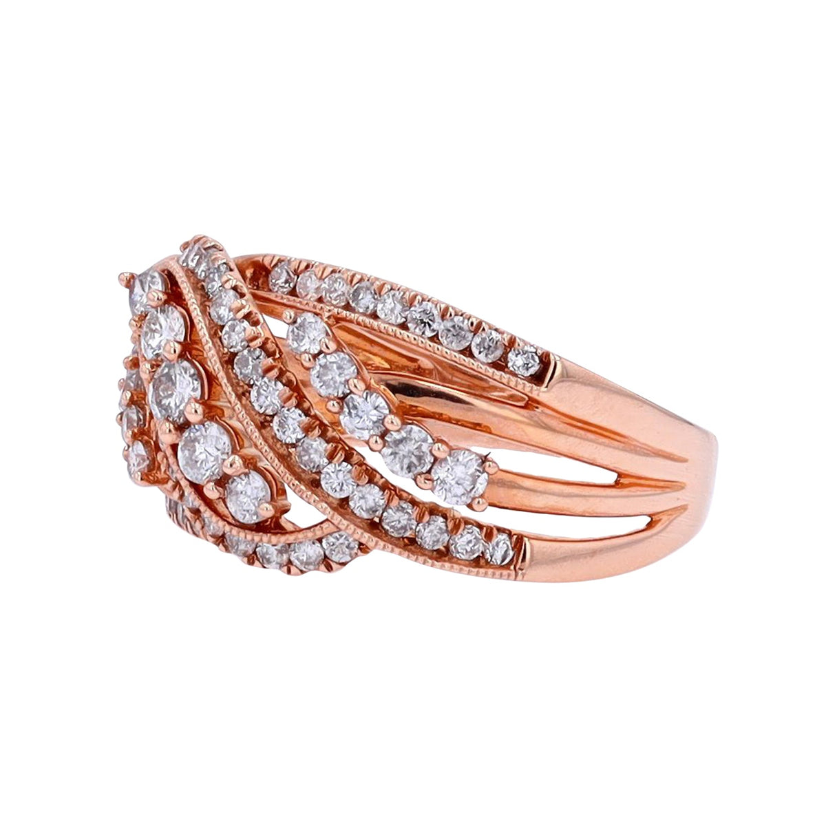 14K RG 1 CTW Diamond Ring