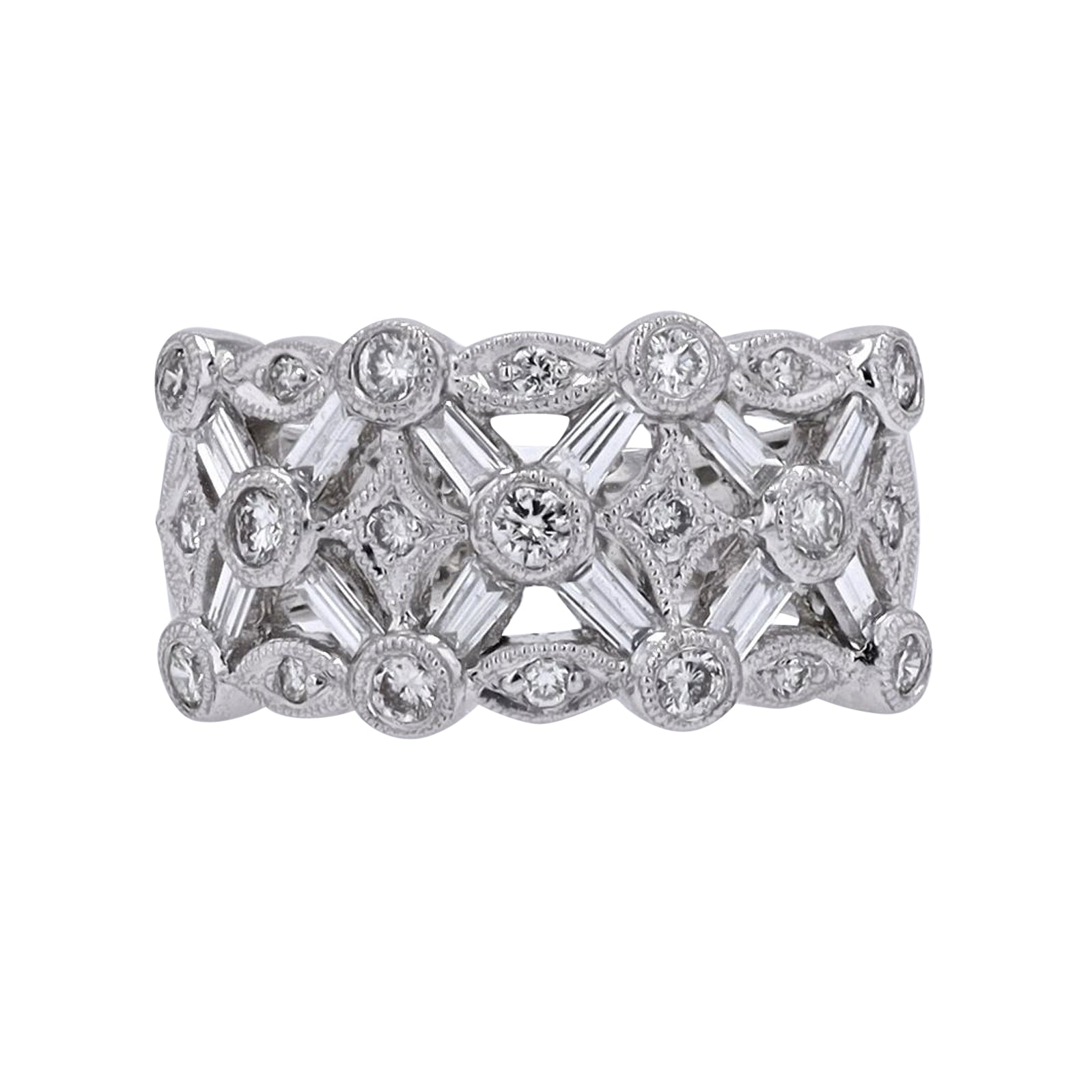 PT900 1 CT Diamond Ring