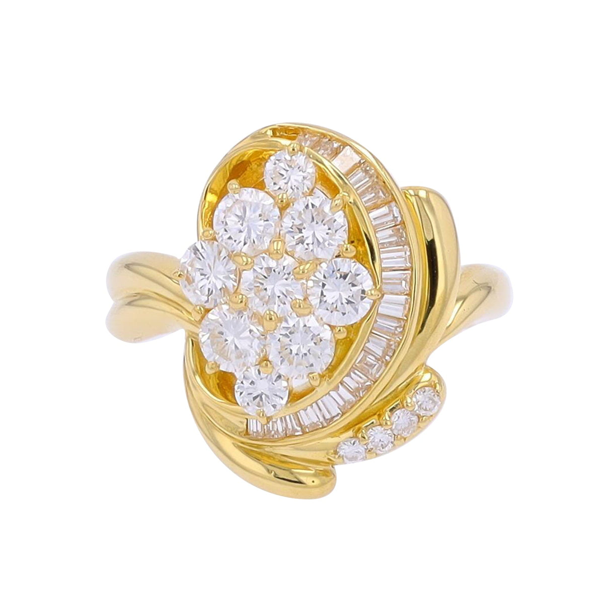 18K YG 1.52 CTW Diamond Ring