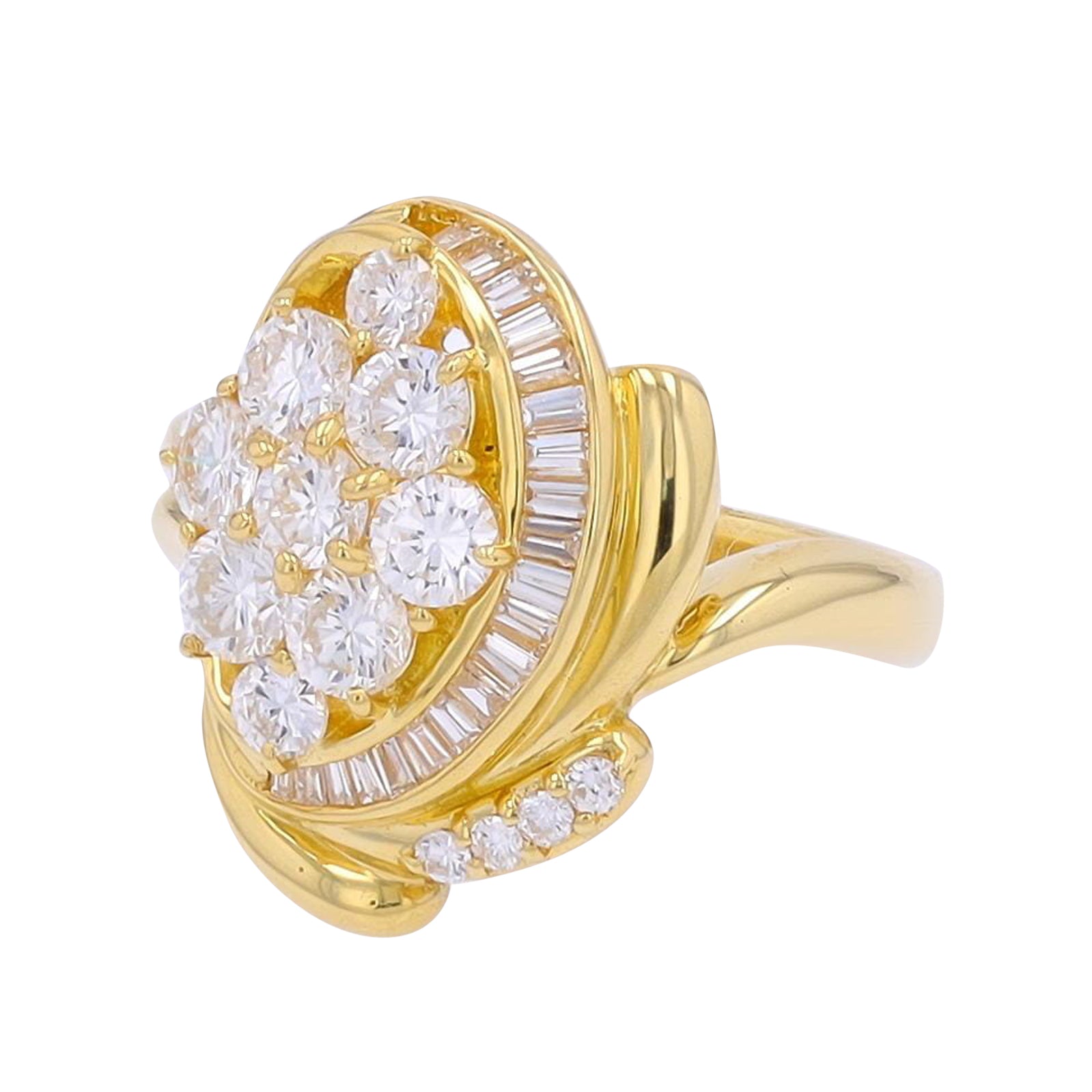 18K YG 1.52 CTW Diamond Ring