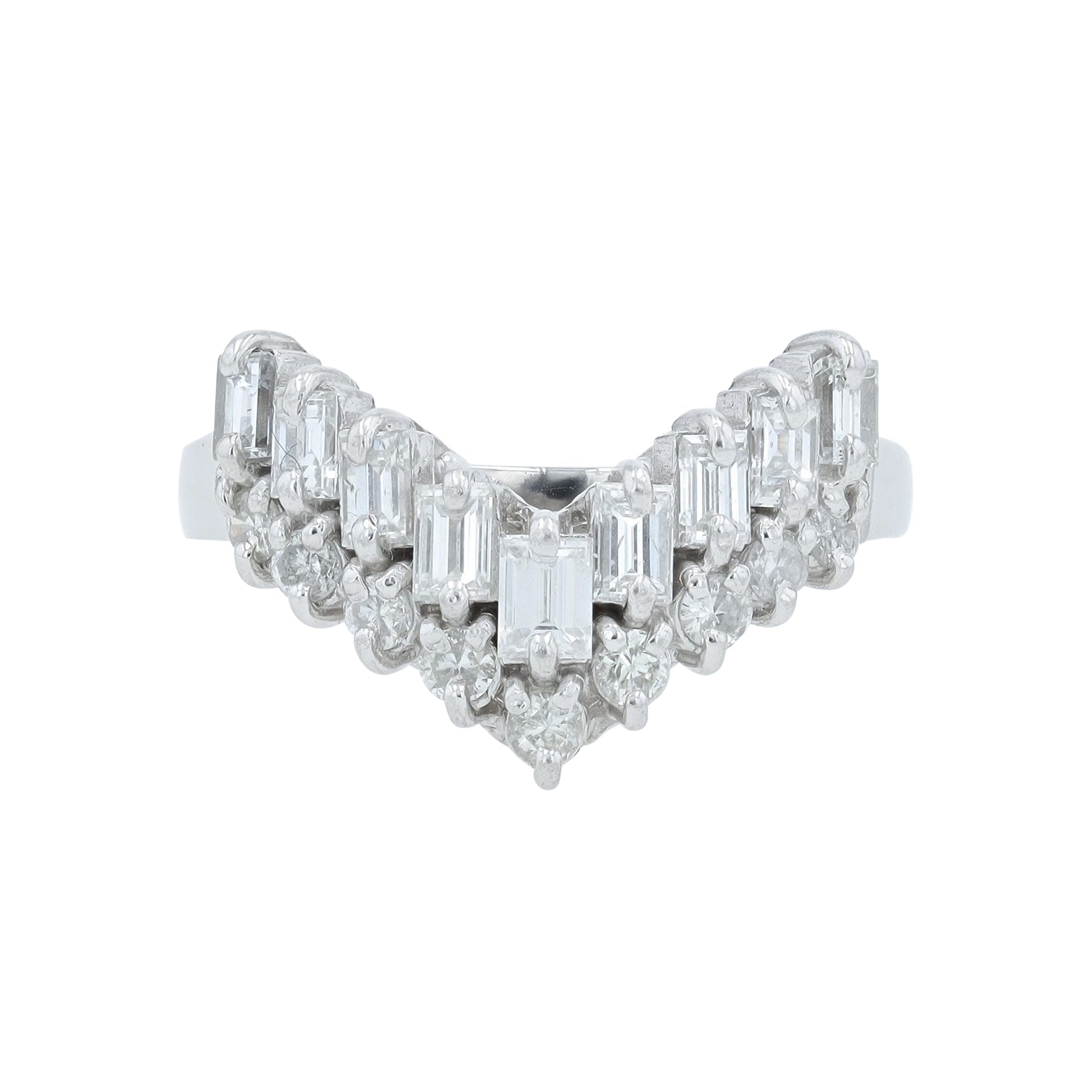 PT900 1 CT Diamond Ring Wrap