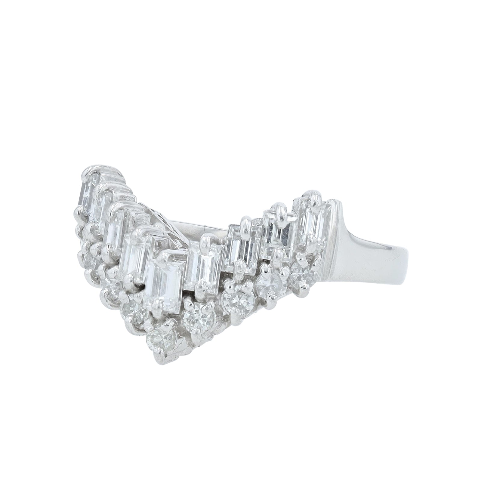 PT900 1 CT Diamond Ring Wrap