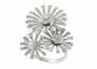 14K EFFY WG 1.59 CT Diamond Flower Ring