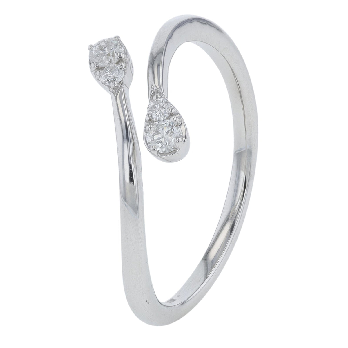14K .13 CTW Diamond Bypass Ring <p><strong>More Colors Available</p></strong>