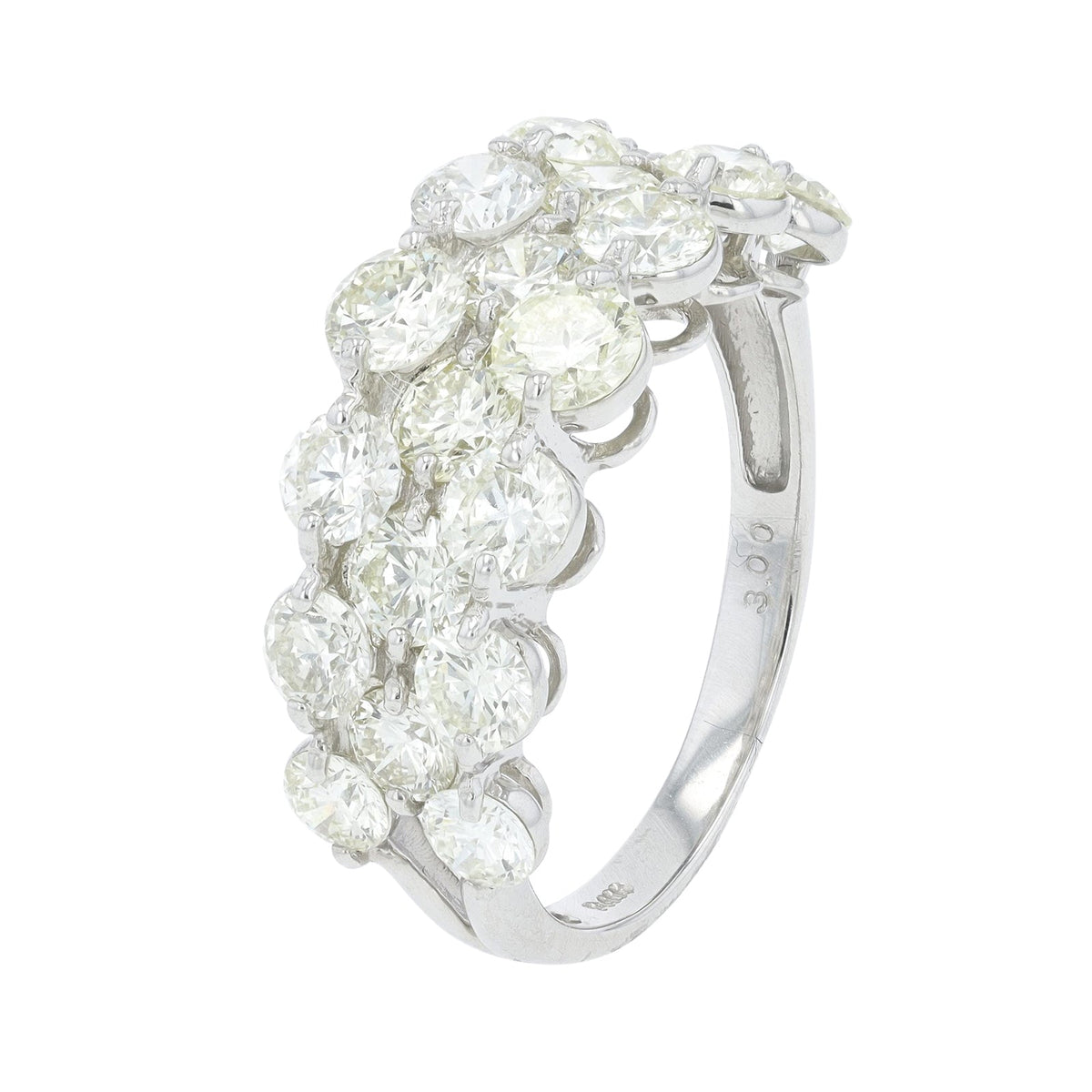 PT900 3 CT Diamond Ring