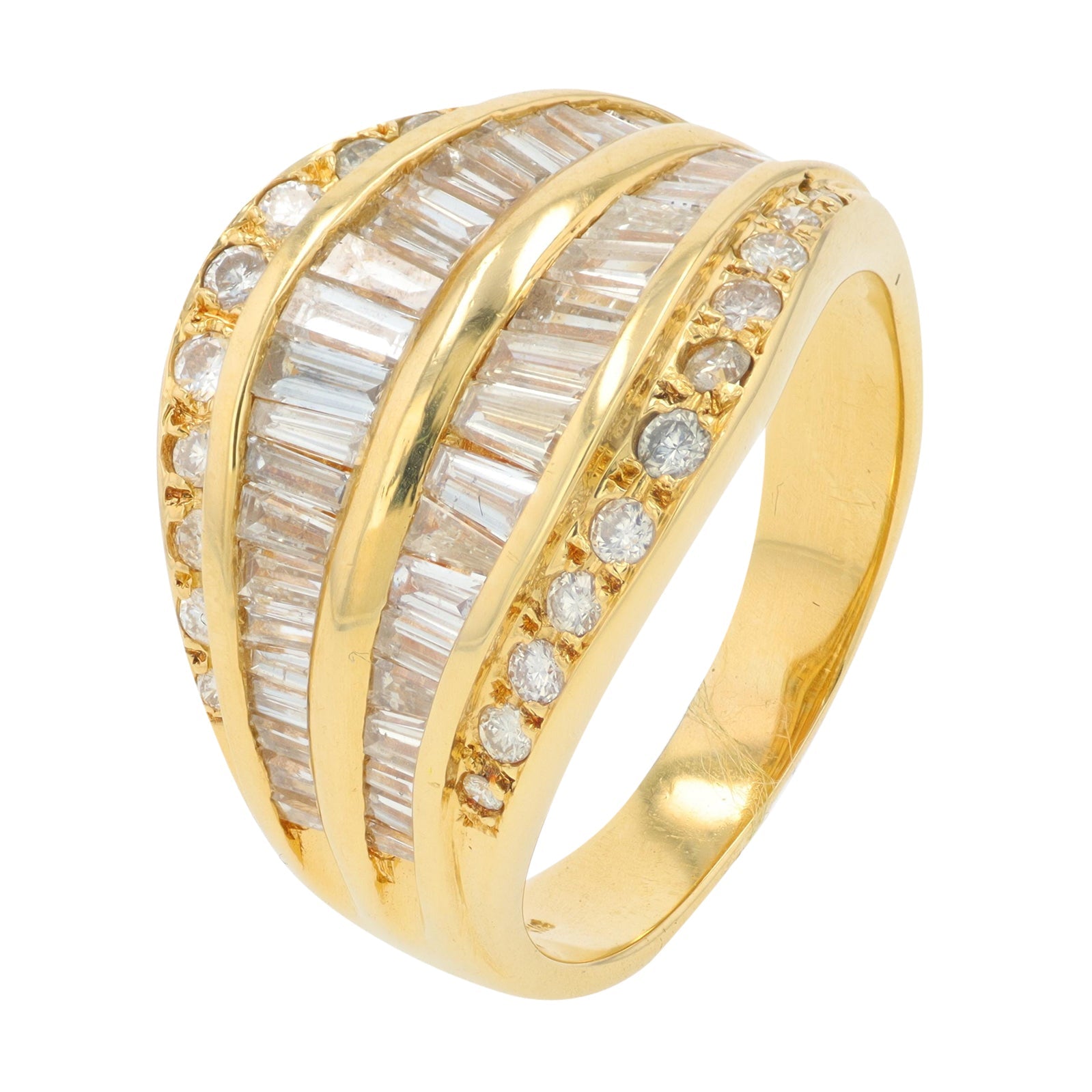 18K YG 1.82 CTW Diamond Ring