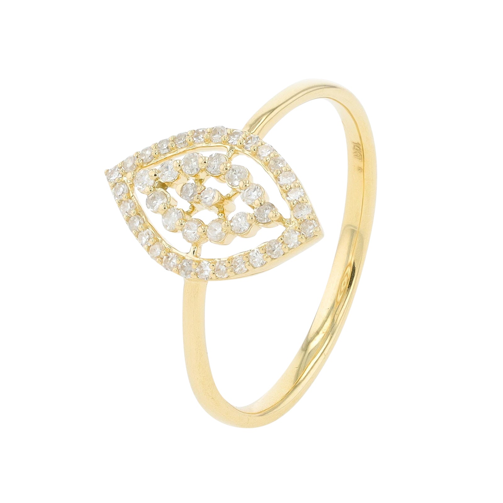 14K 0.22 CT Diamond Ring<p><strong>More Colors Available</p></strong>