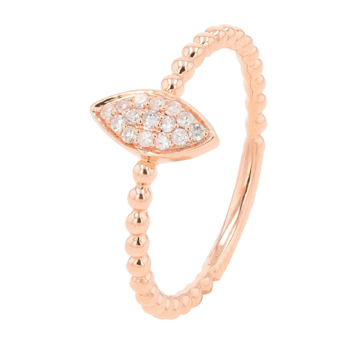 14K Marquise Cluster Ring<p><strong>More Colors Available</p></strong>