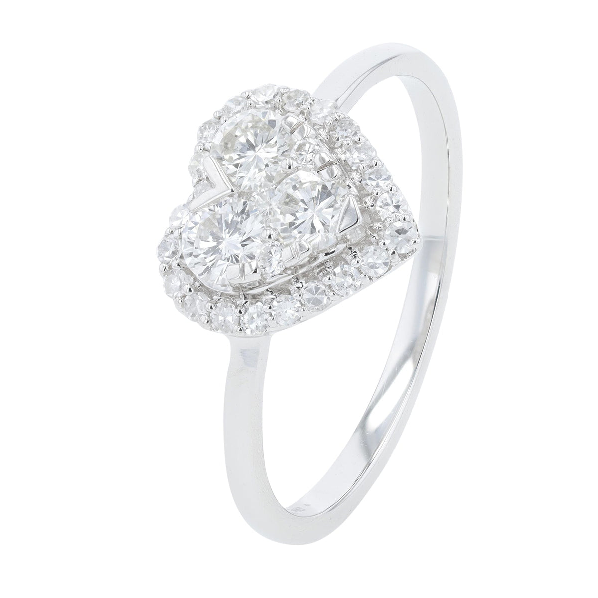 14K .58 CTW Diamond Heart Ring<p><strong>More Colors Available</p></strong>