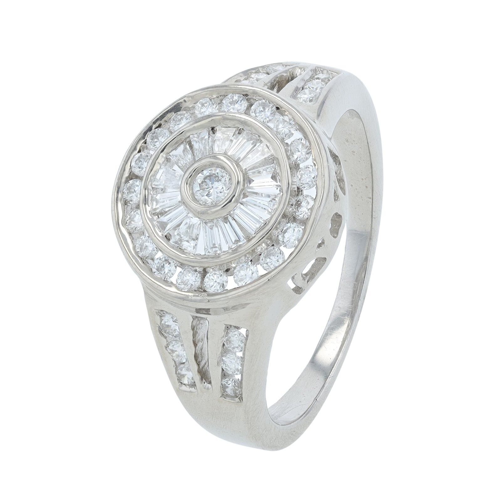 18K WG .50 CTW Diamond Ring