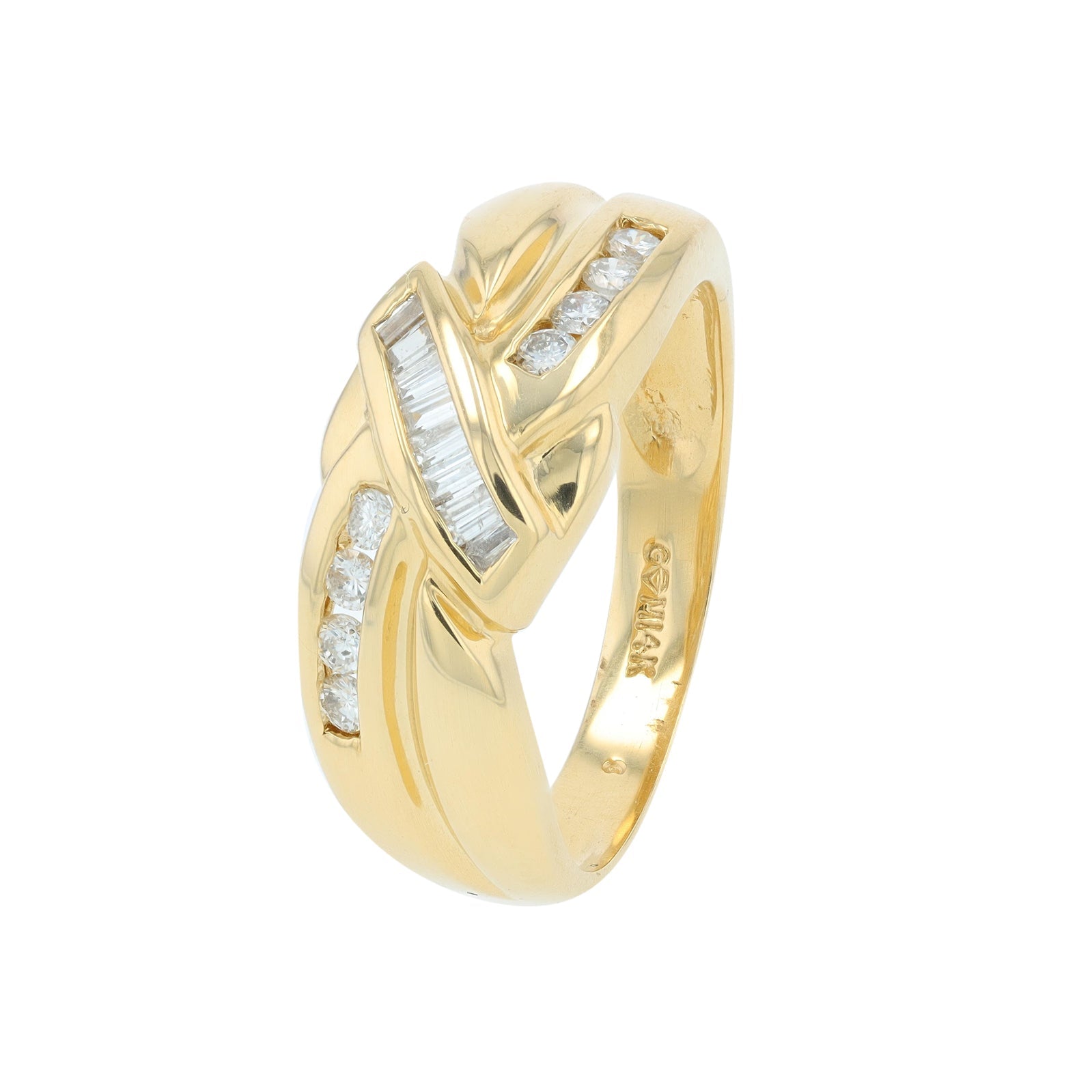 10K YG 1/4 CT Diamond Ring