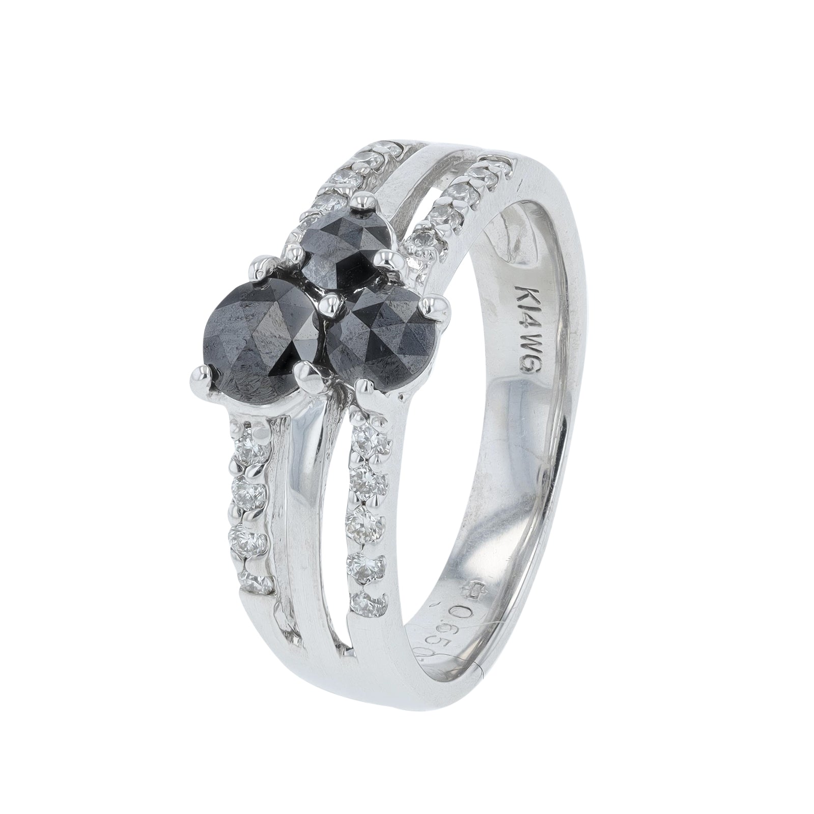 14K WG .84 CTW Diamond Ring