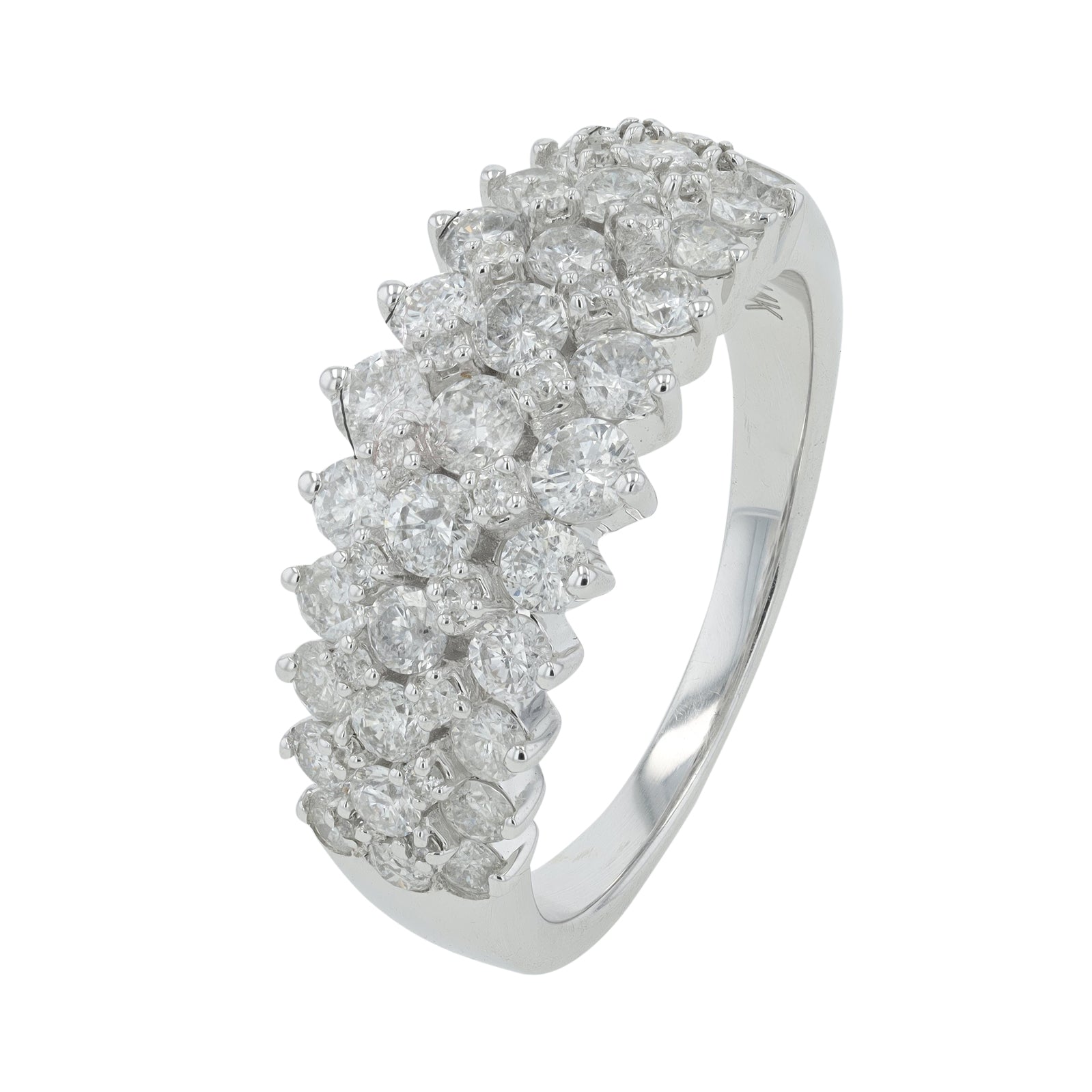 14K WG 1.50 CTW Diamond Band